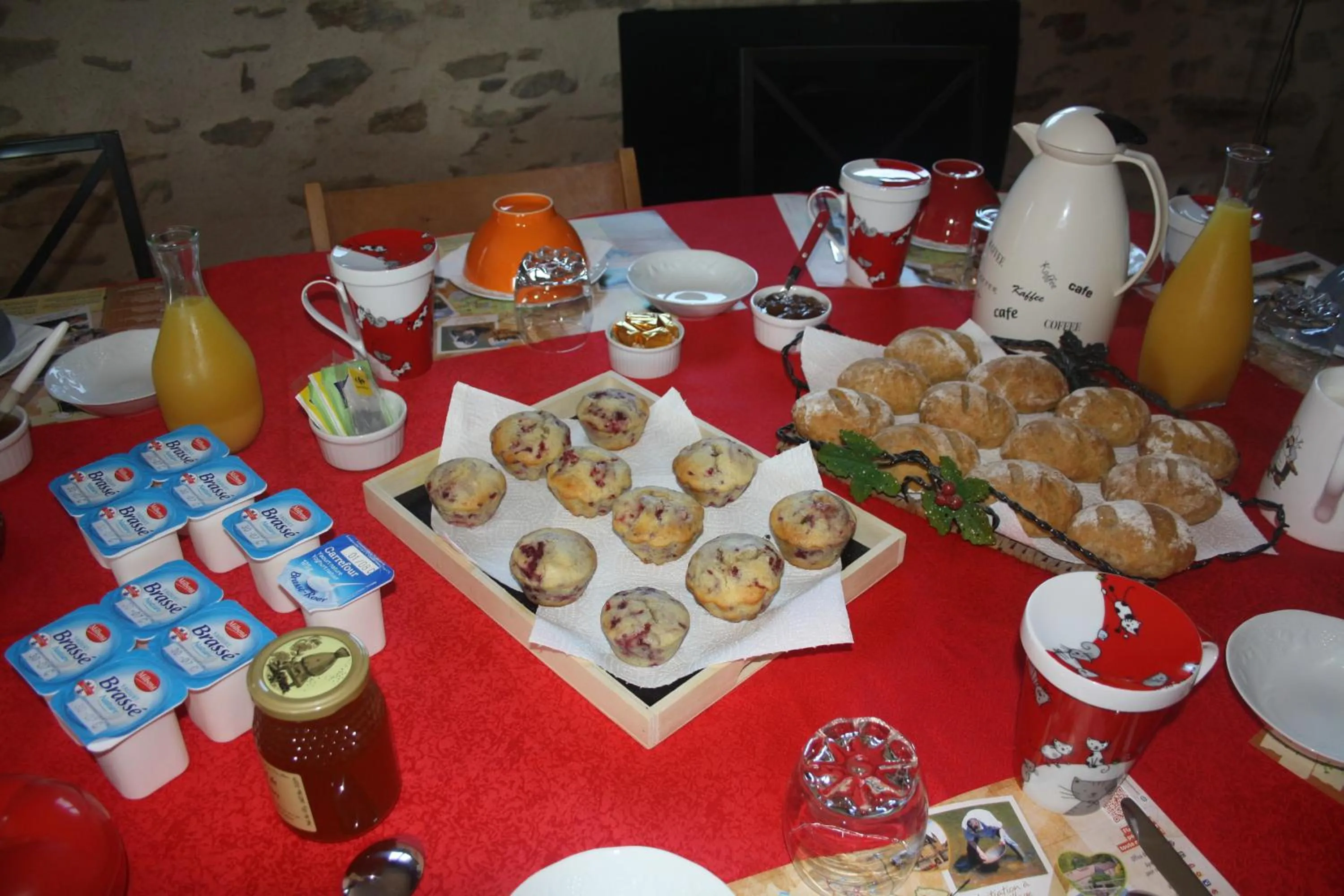 Food close-up in B&B Le Relais de Chantecor