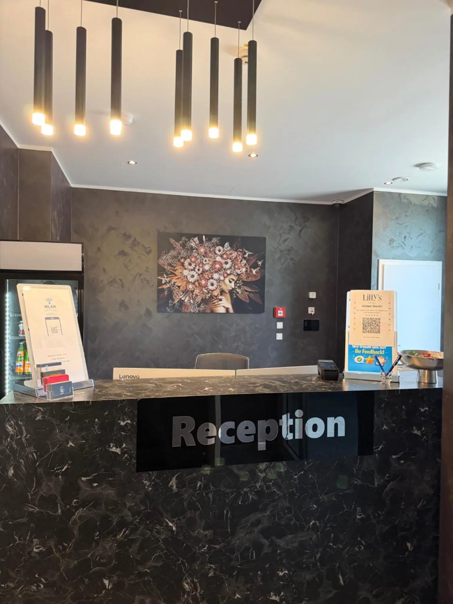 Lobby or reception in Lillys Hotel München