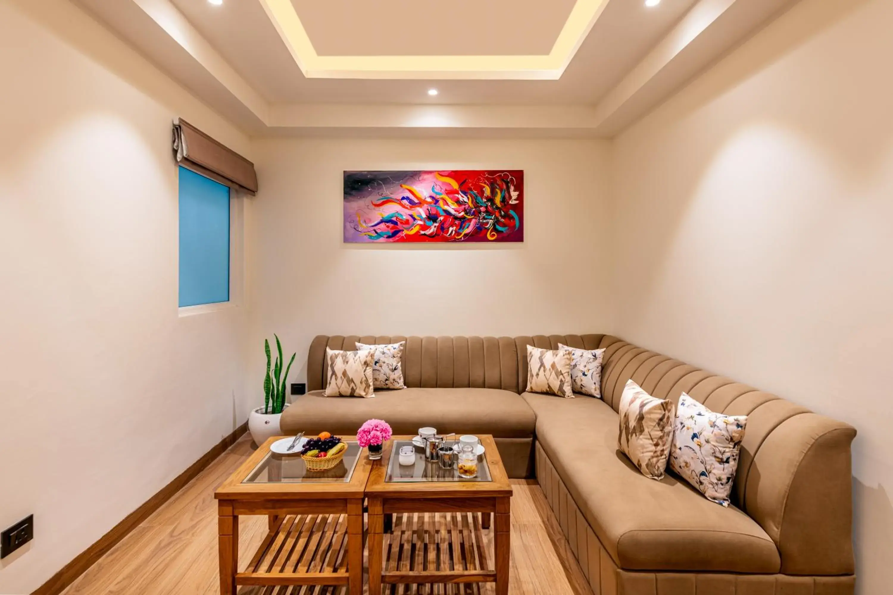 Living room in Lords Eco Inn Dehradun Living room in Lords Eco Inn Dehradun