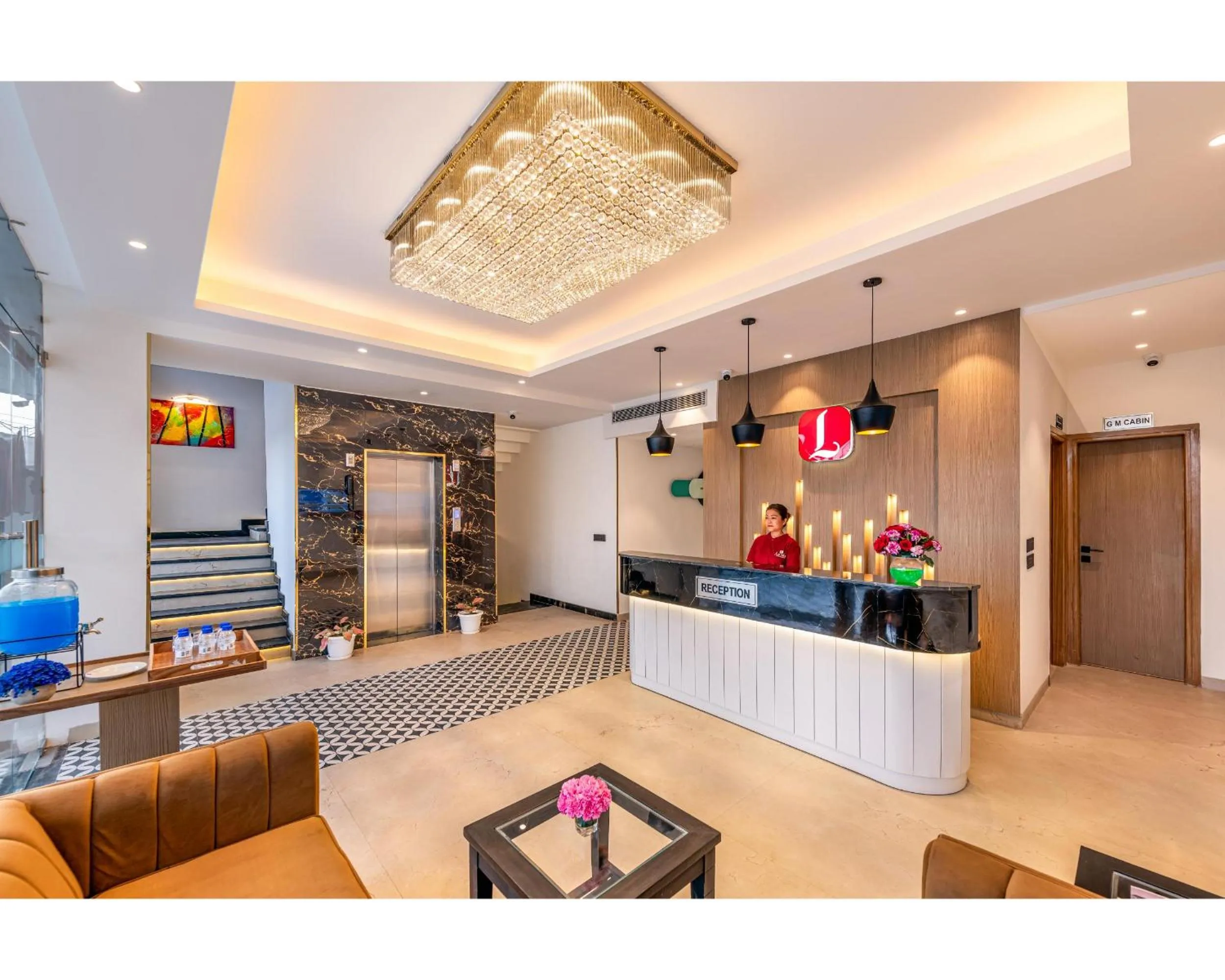 Lobby or reception in Lords Eco Inn Dehradun