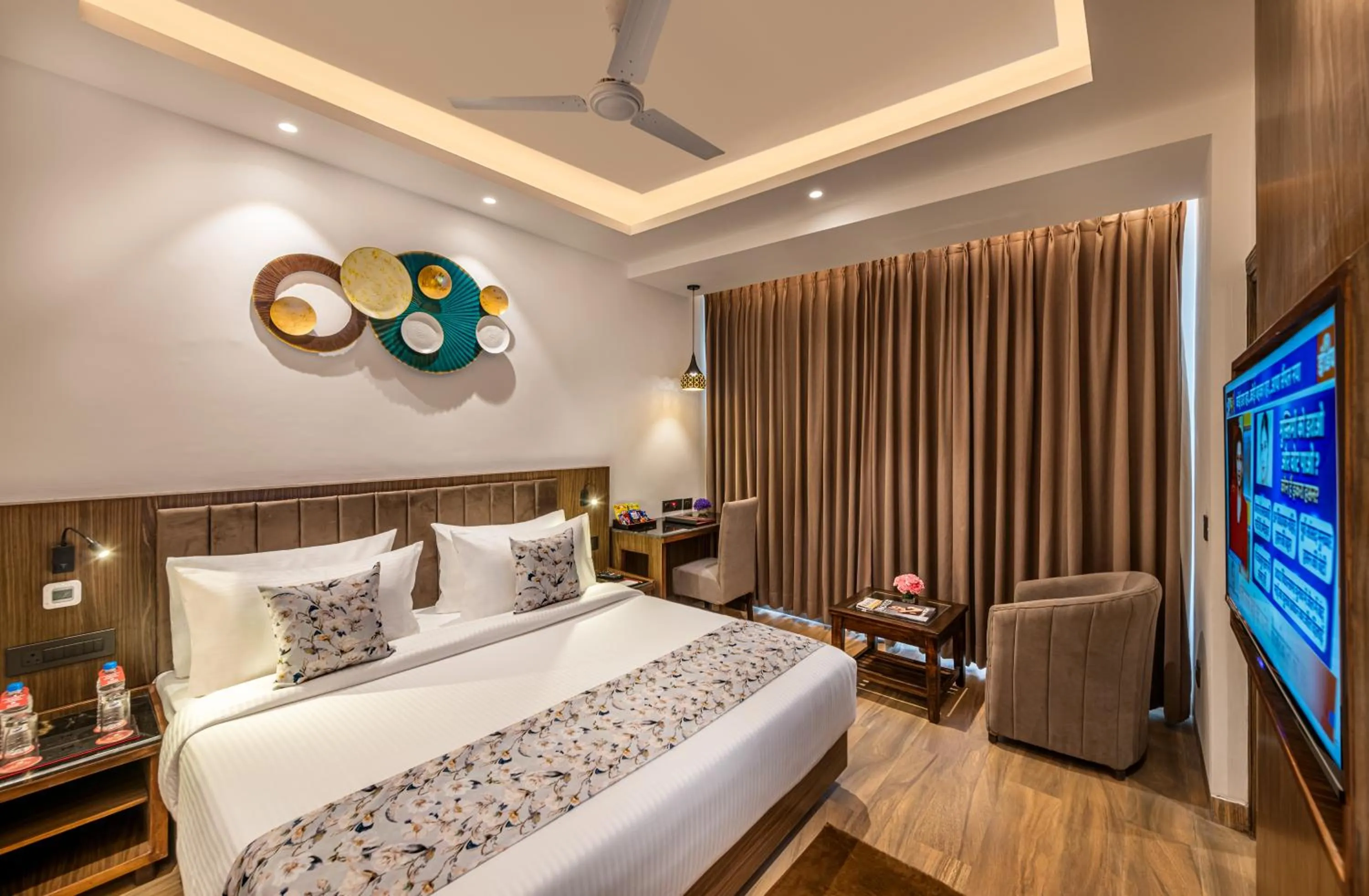 Bed in Lords Eco Inn Dehradun