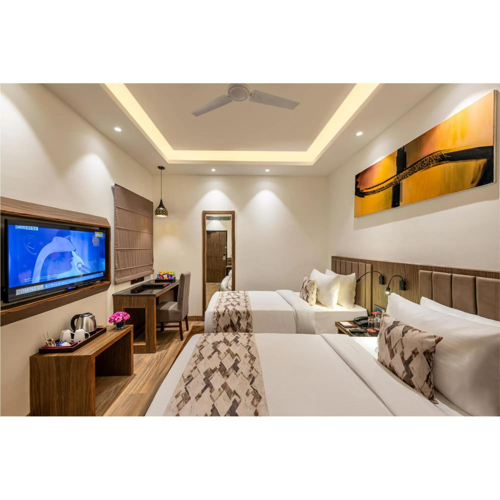 Bed in Lords Eco Inn Dehradun