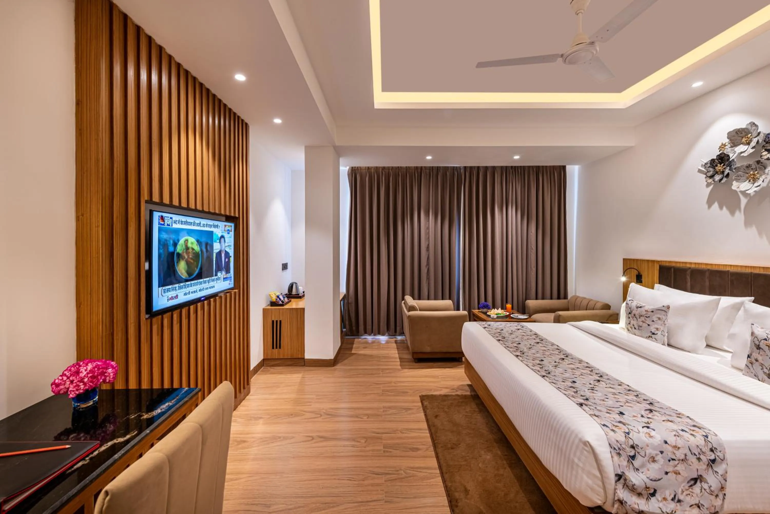 Bed in Lords Eco Inn Dehradun