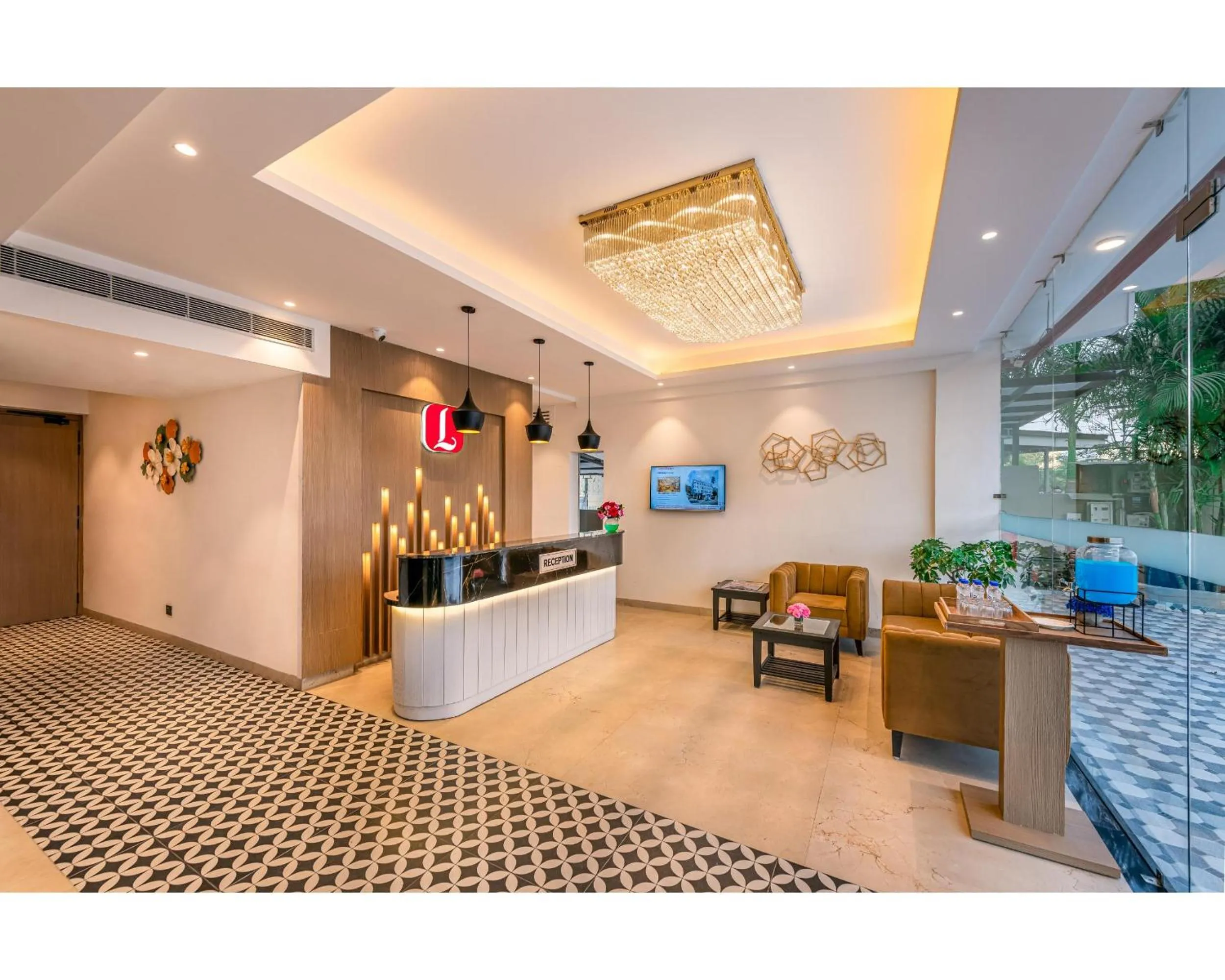 Lobby or reception in Lords Eco Inn Dehradun