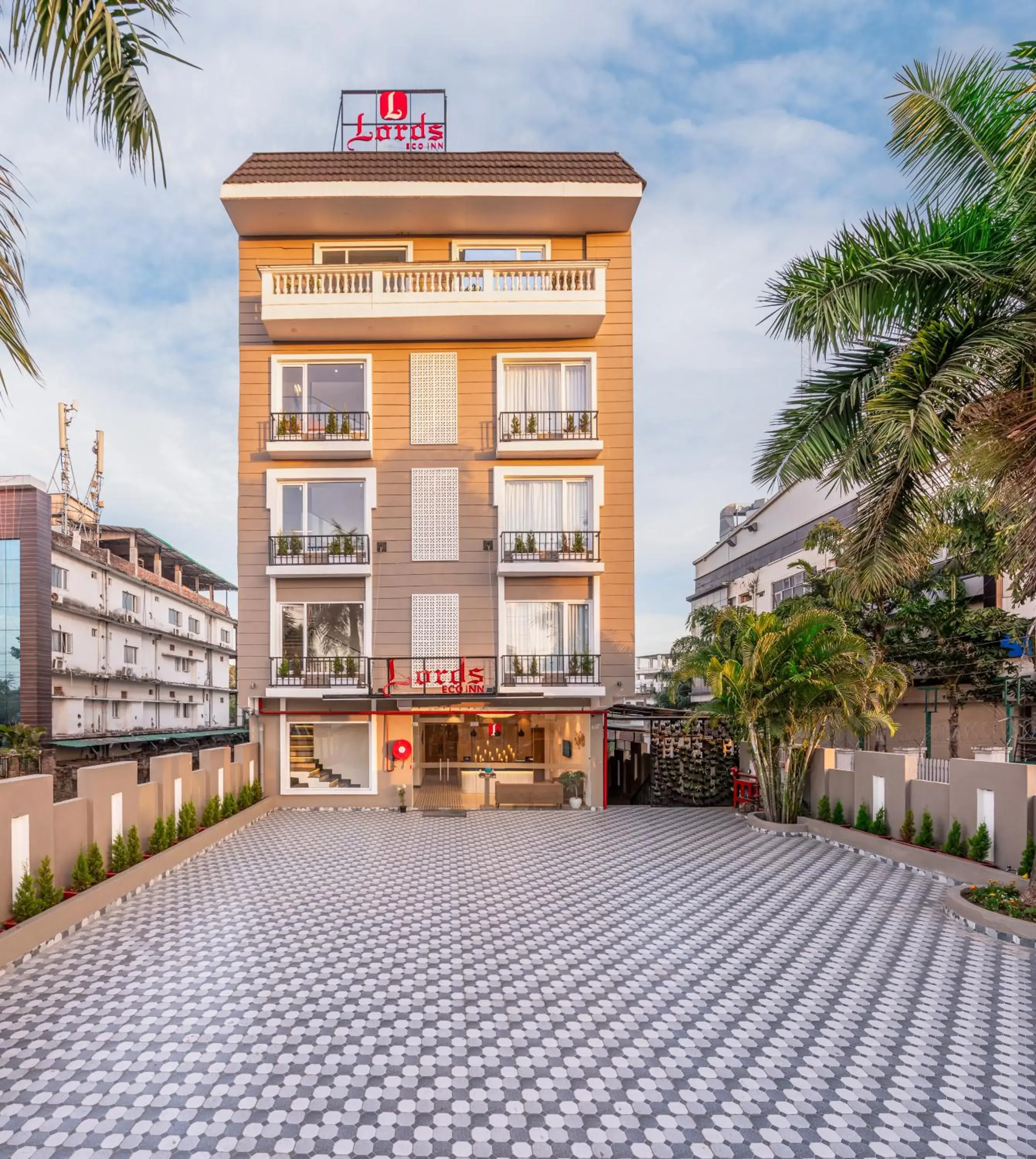 Property building in Lords Eco Inn Dehradun Property building in Lords Eco Inn Dehradun