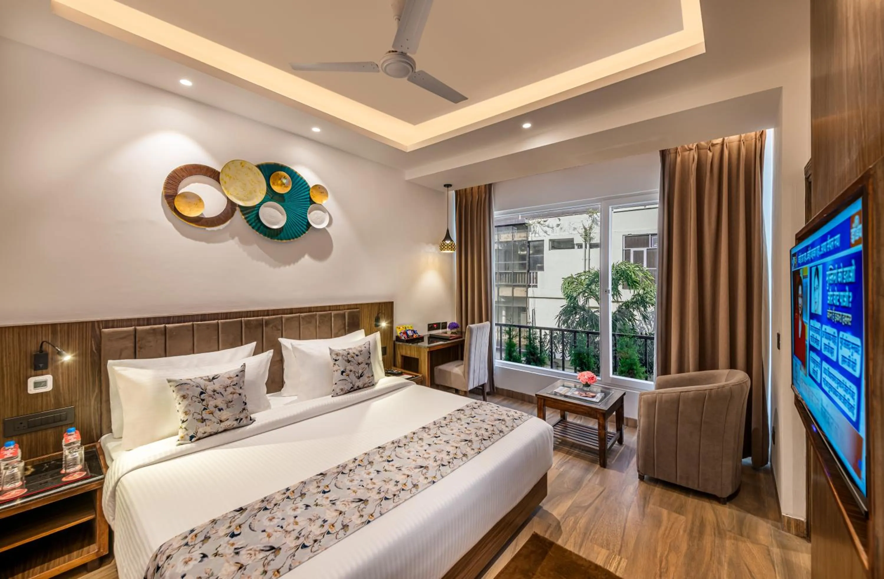 Bed in Lords Eco Inn Dehradun