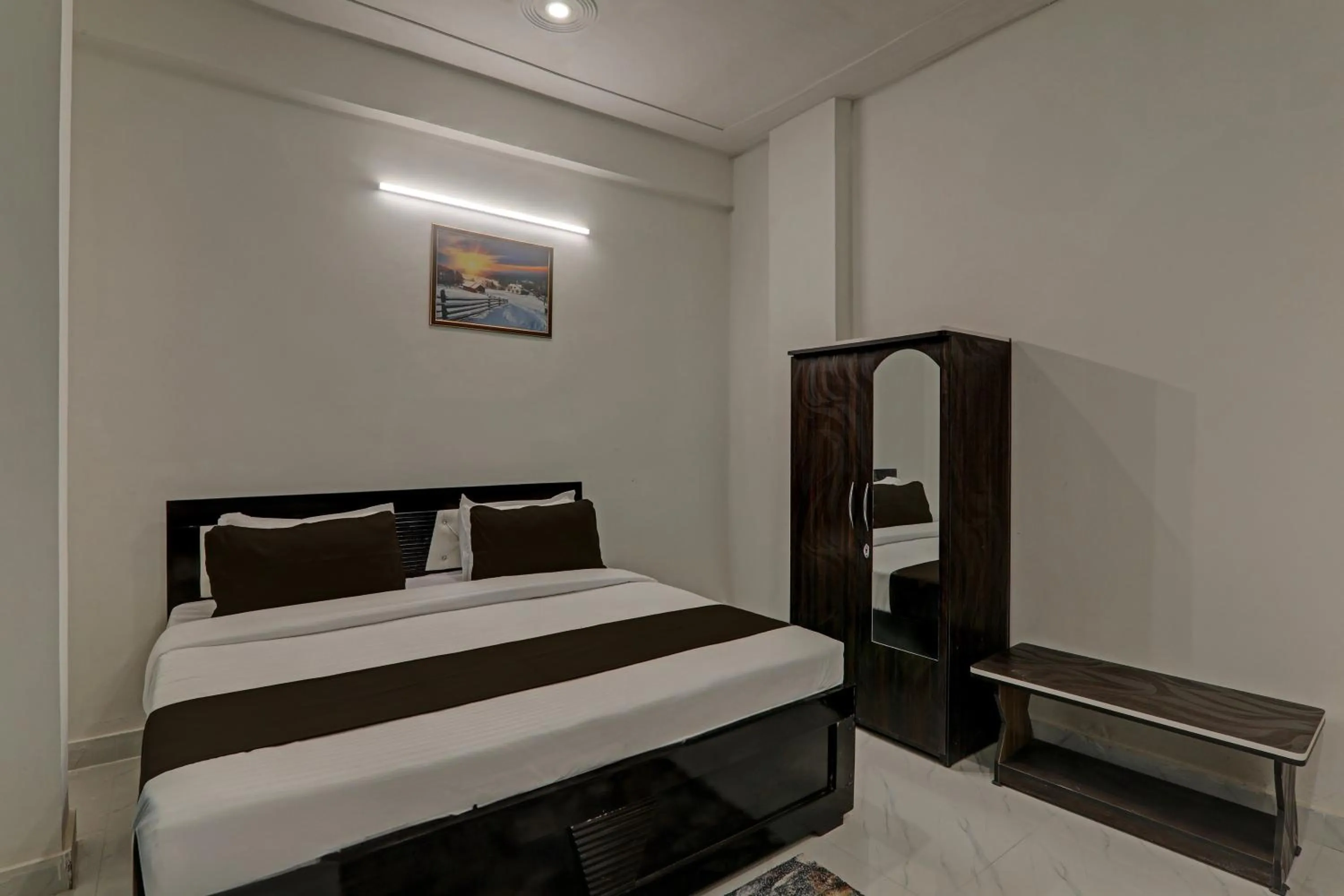 Bedroom, Bed in Hotel O Aanandwan Palace