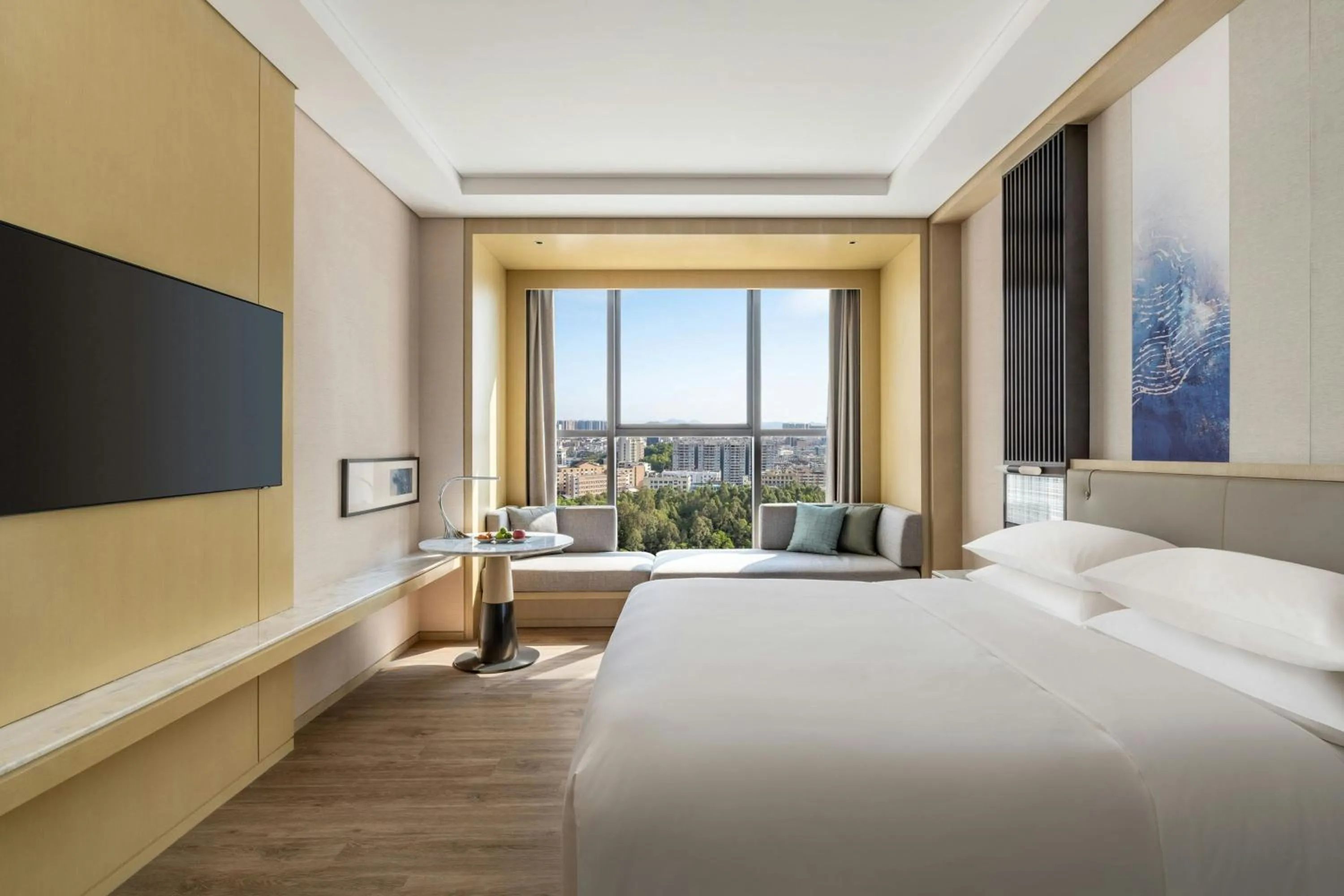 Photo of the whole room, Bed in Courtyard by Marriott Shanwei Haifeng