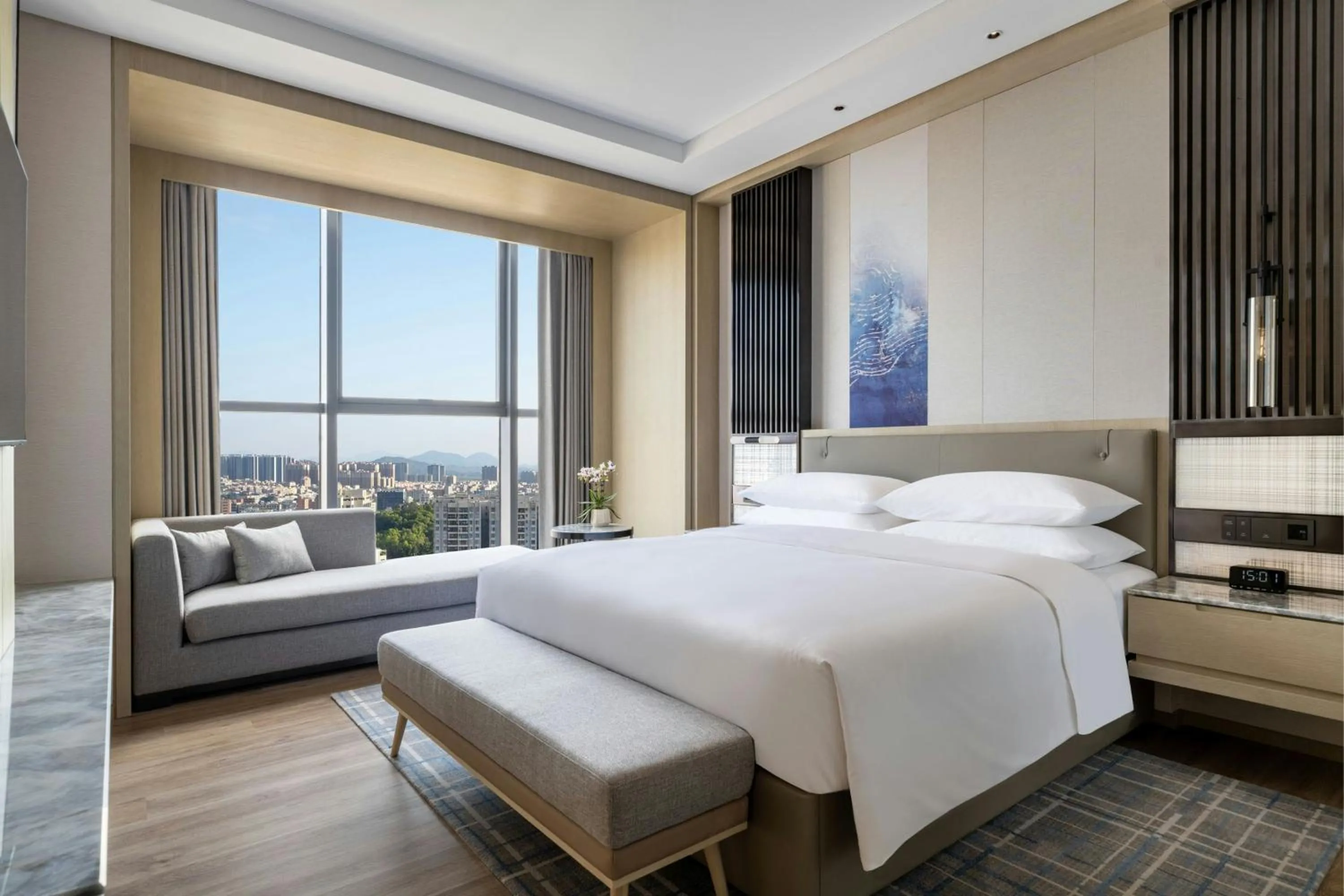 Photo of the whole room, Bed in Courtyard by Marriott Shanwei Haifeng