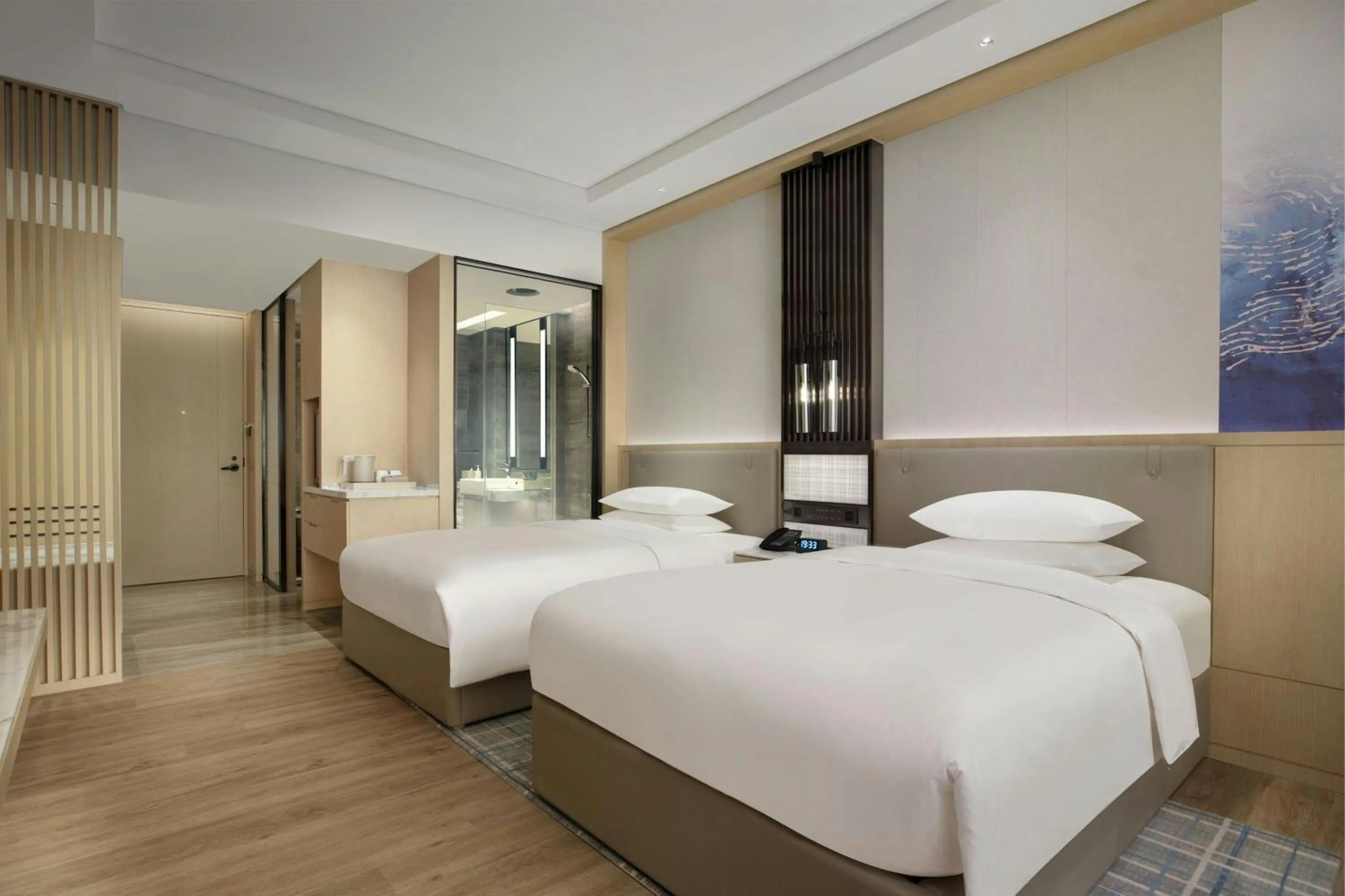 Photo of the whole room, Bed in Courtyard by Marriott Shanwei Haifeng