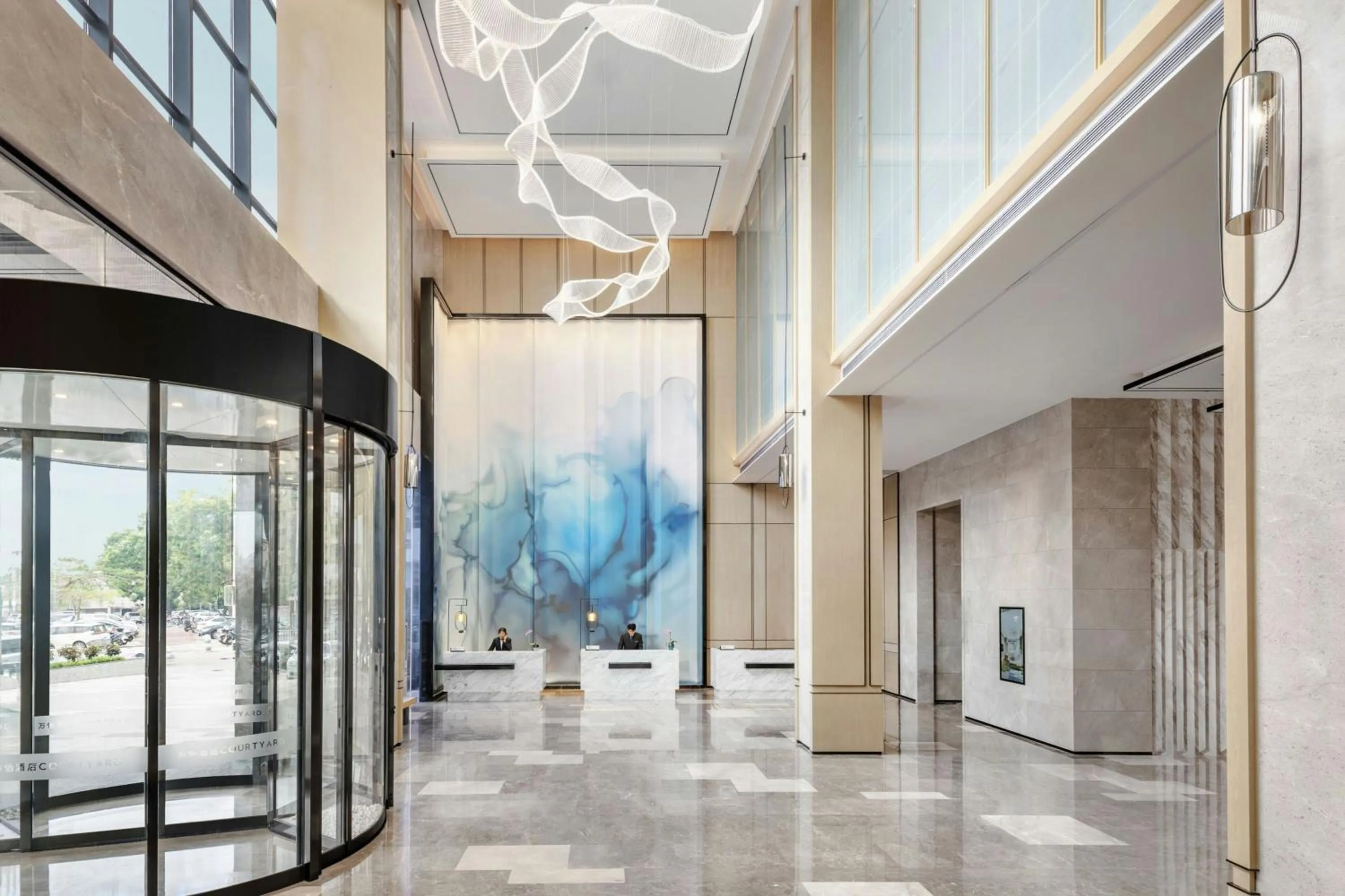 Lobby or reception in Courtyard by Marriott Shanwei Haifeng