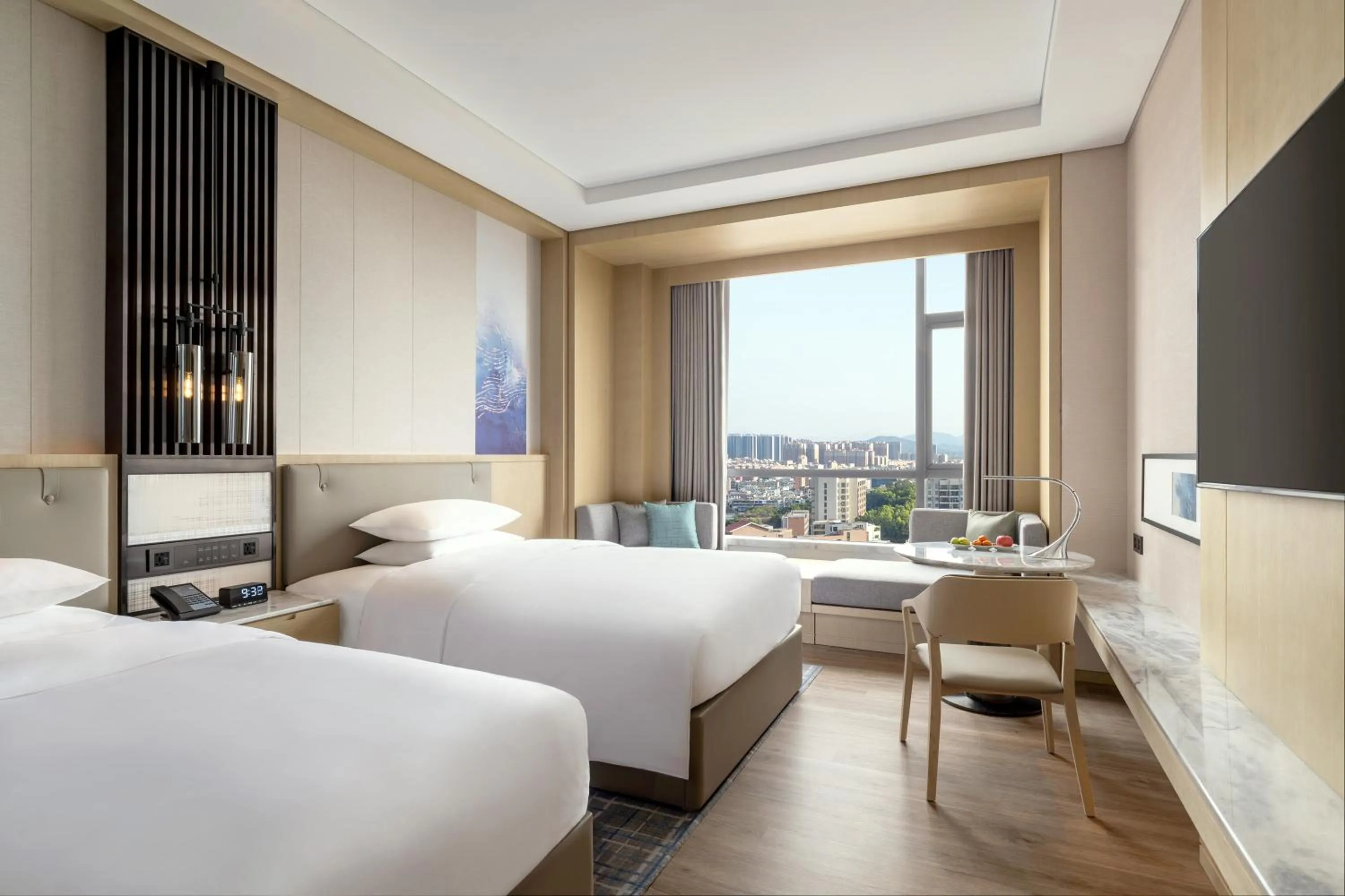 Photo of the whole room, Bed in Courtyard by Marriott Shanwei Haifeng