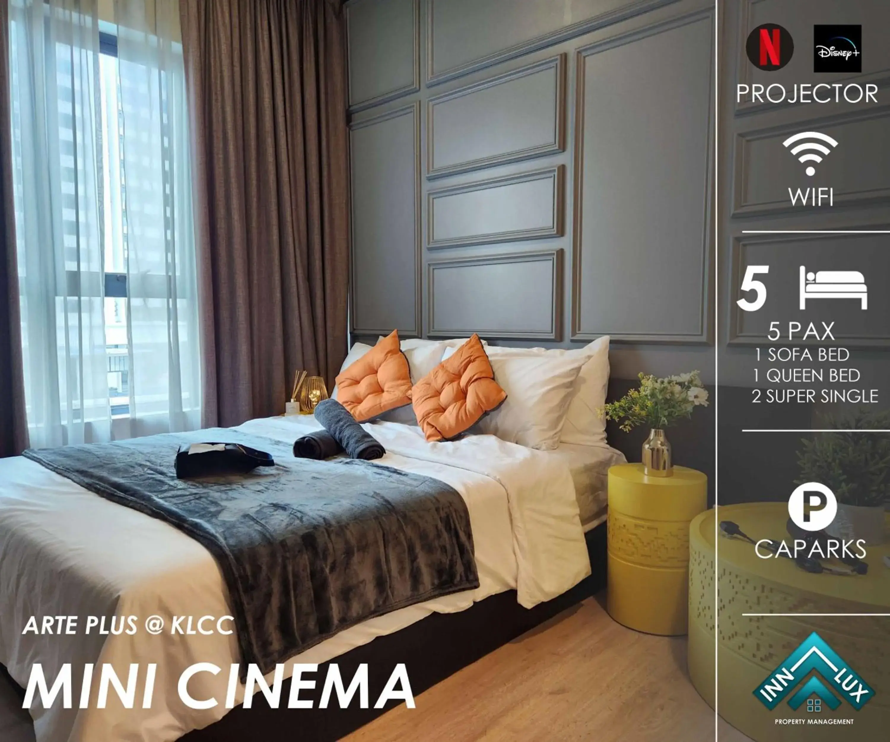 Two-Bedroom Apartment in Arte Plus Kuala Lumpur by Inn Lux Two-Bedroom Apartment in Arte Plus Kuala Lumpur by Inn Lux