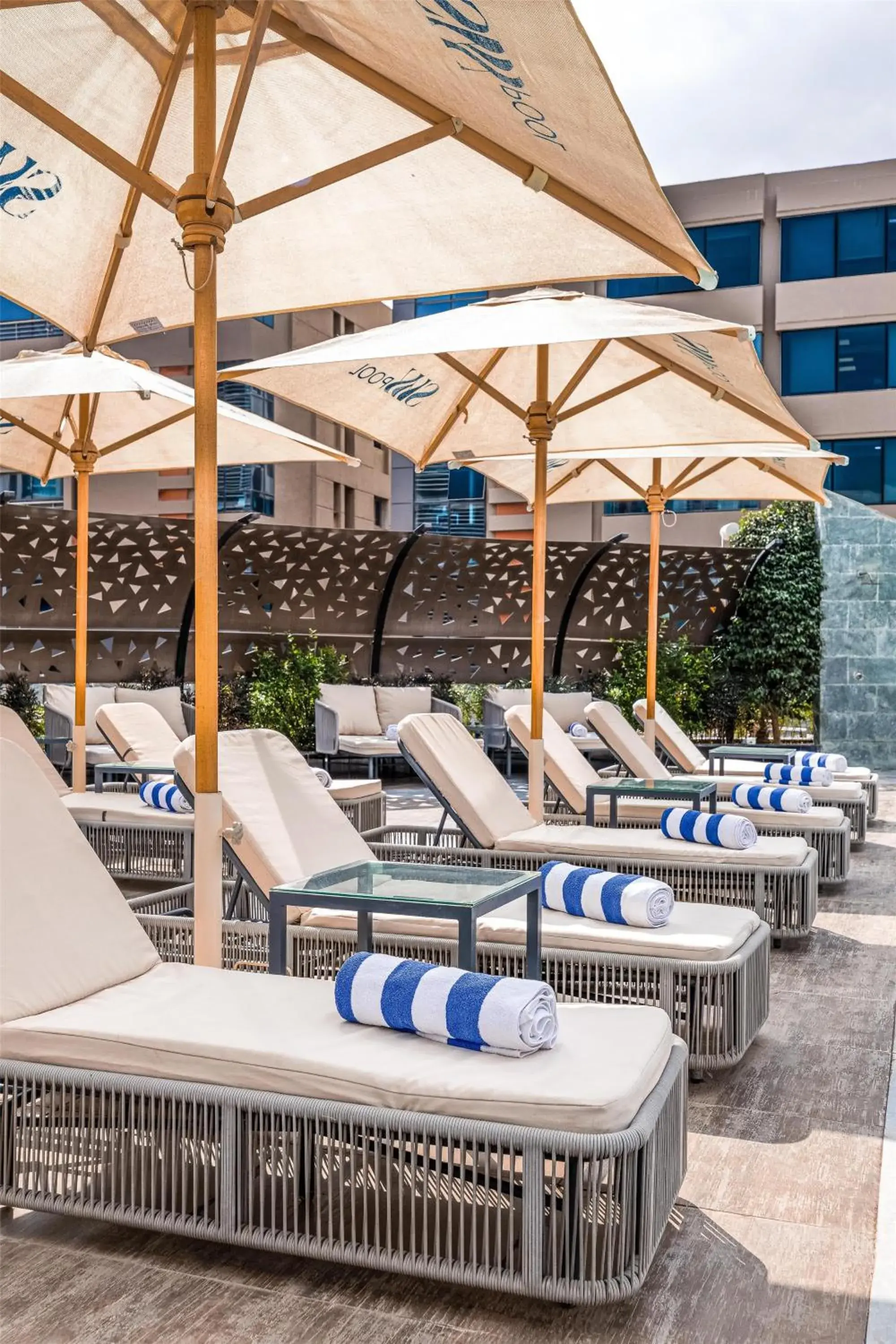 Pool view in Radisson Residences Cairo Heliopolis Pool view in Radisson Residences Cairo Heliopolis