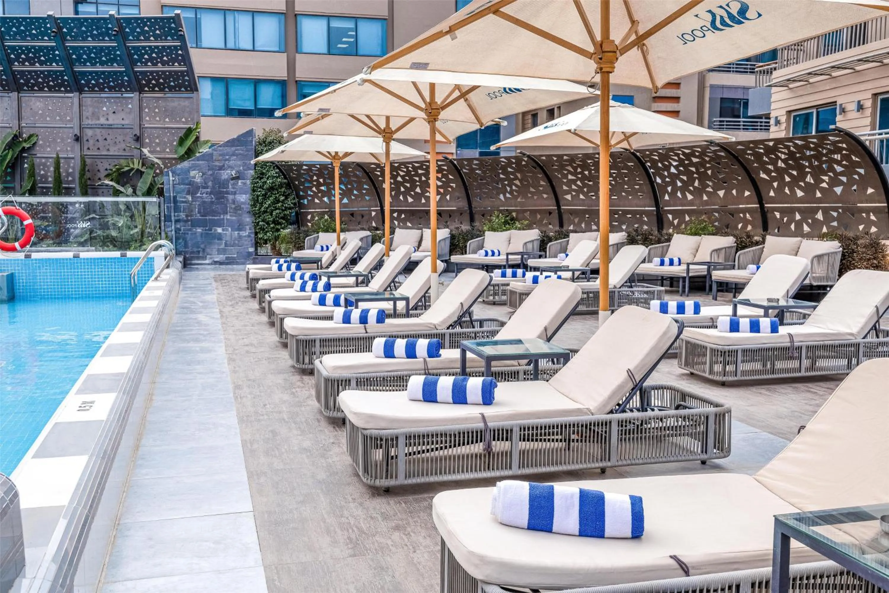 Pool view in Radisson Residences Cairo Heliopolis