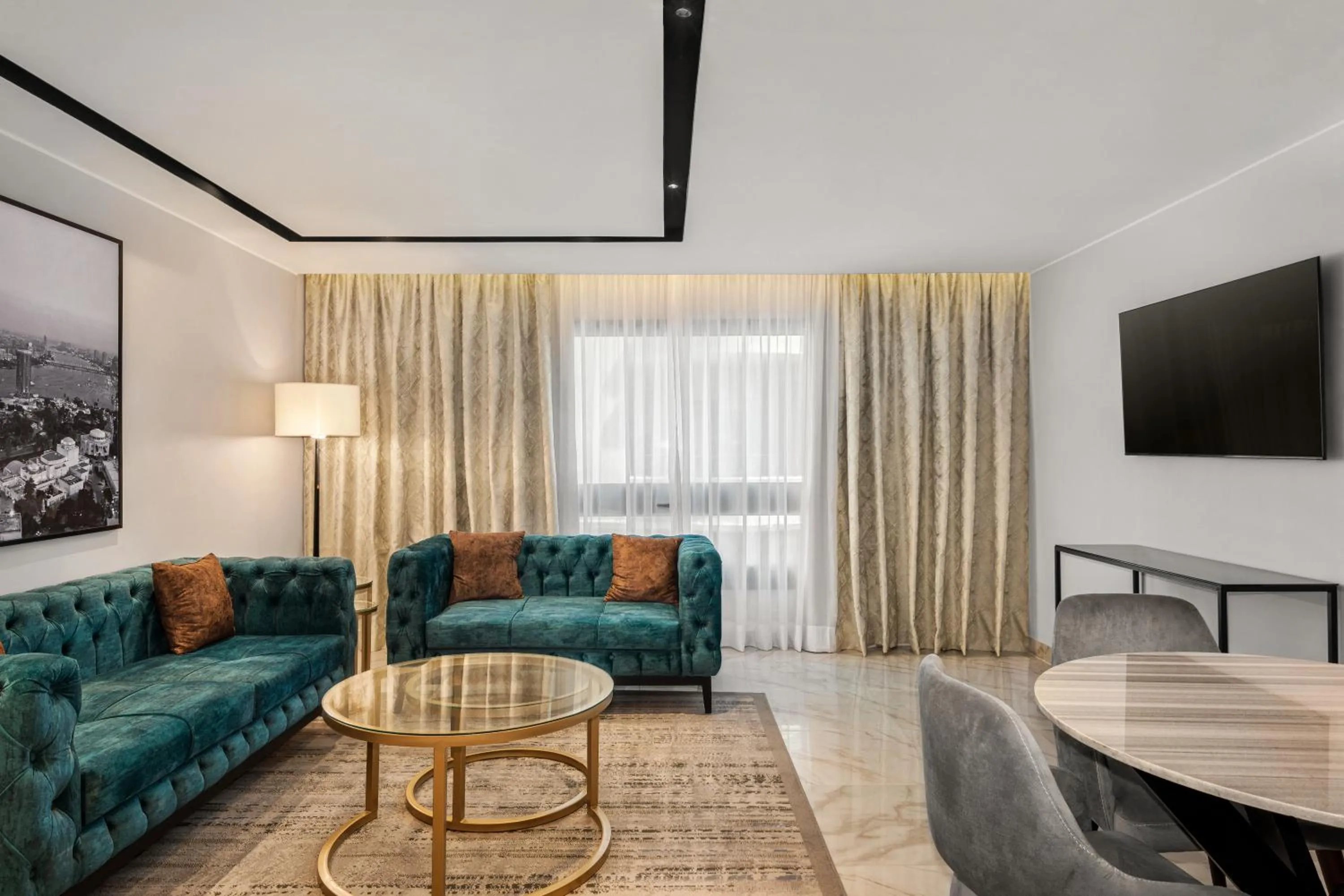 Living room in Radisson Residences Cairo Heliopolis