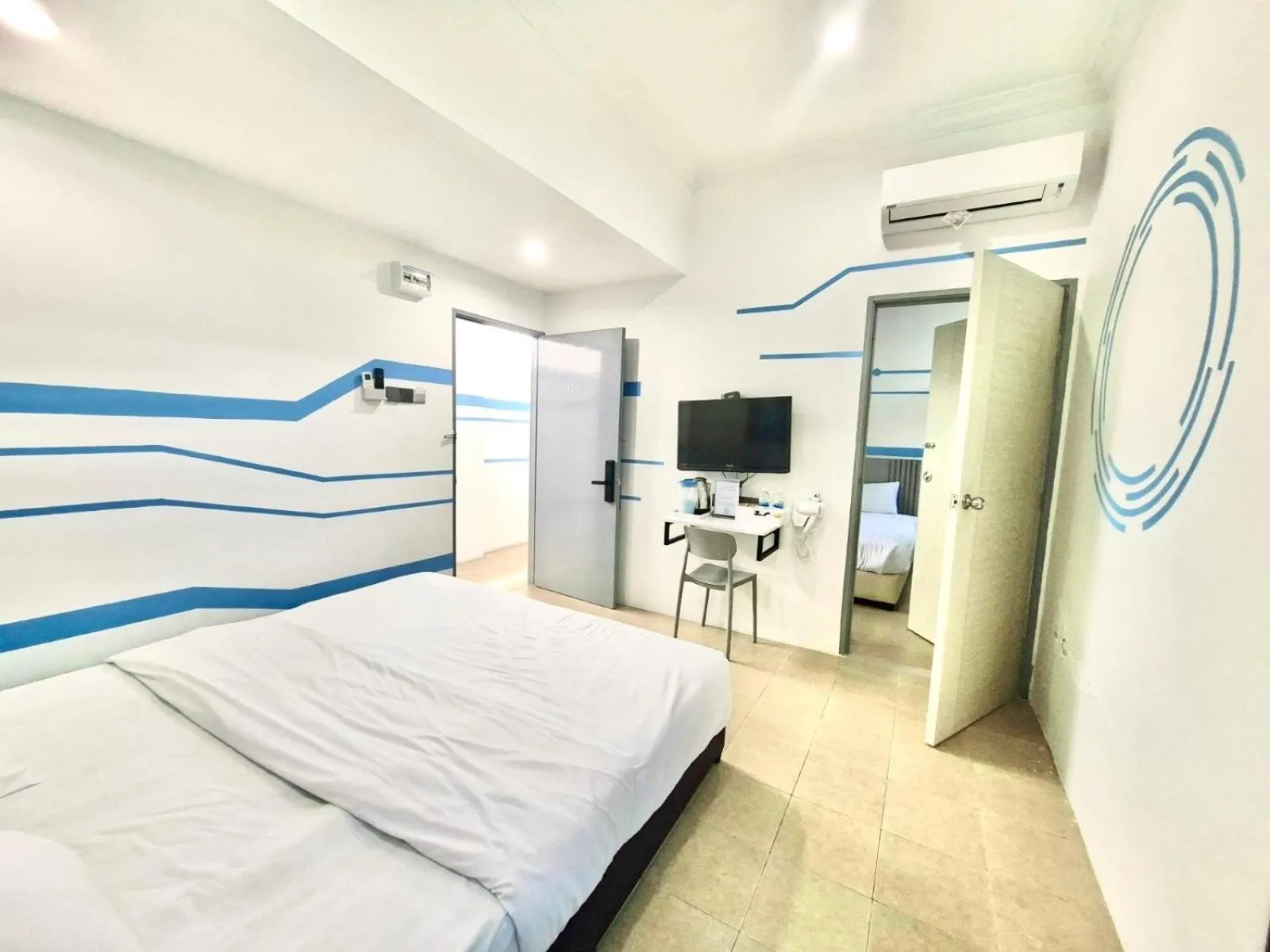 Bedroom, Bed in One Stop Hotel Ipoh