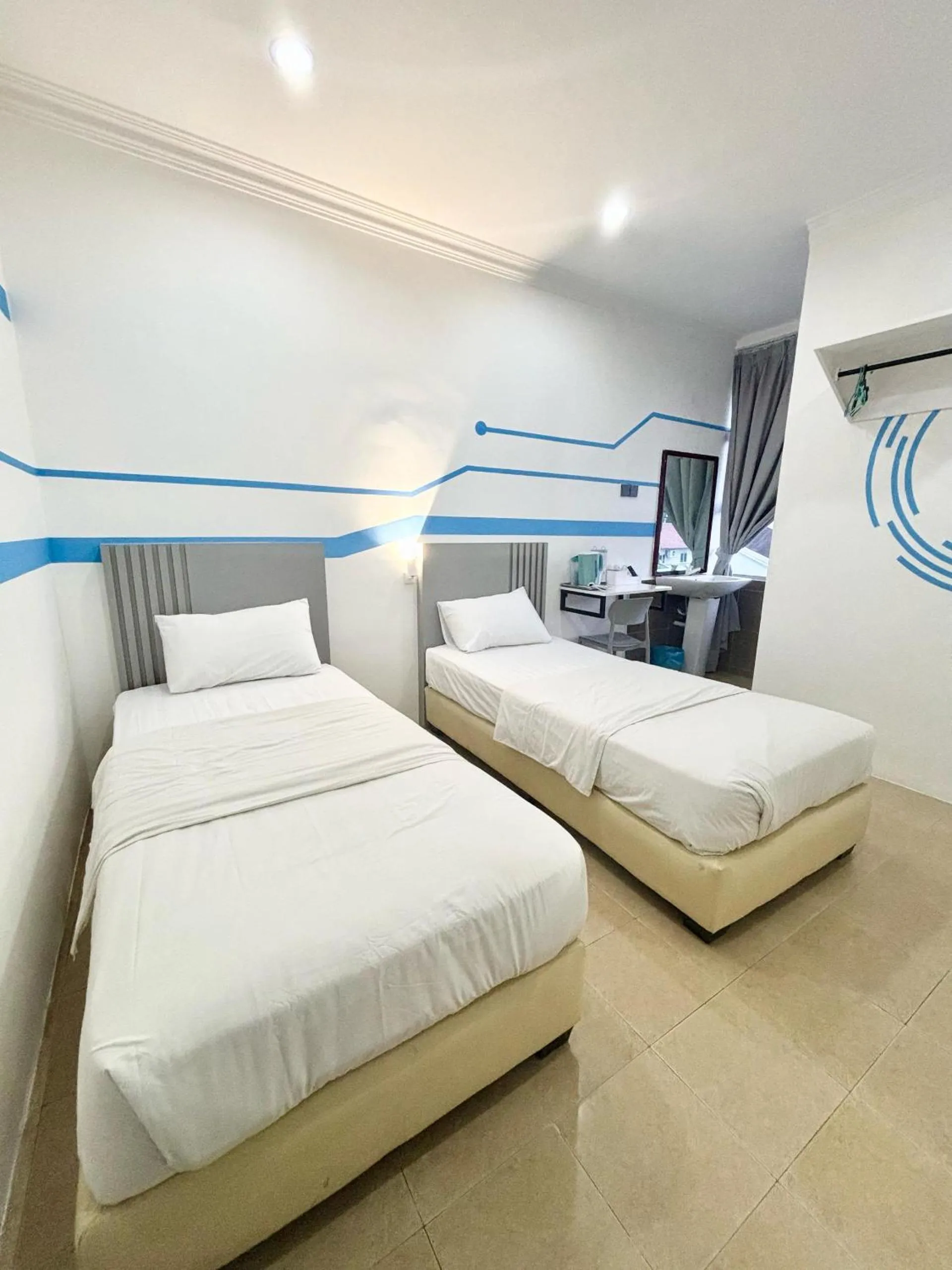 Bed in One Stop Hotel Ipoh