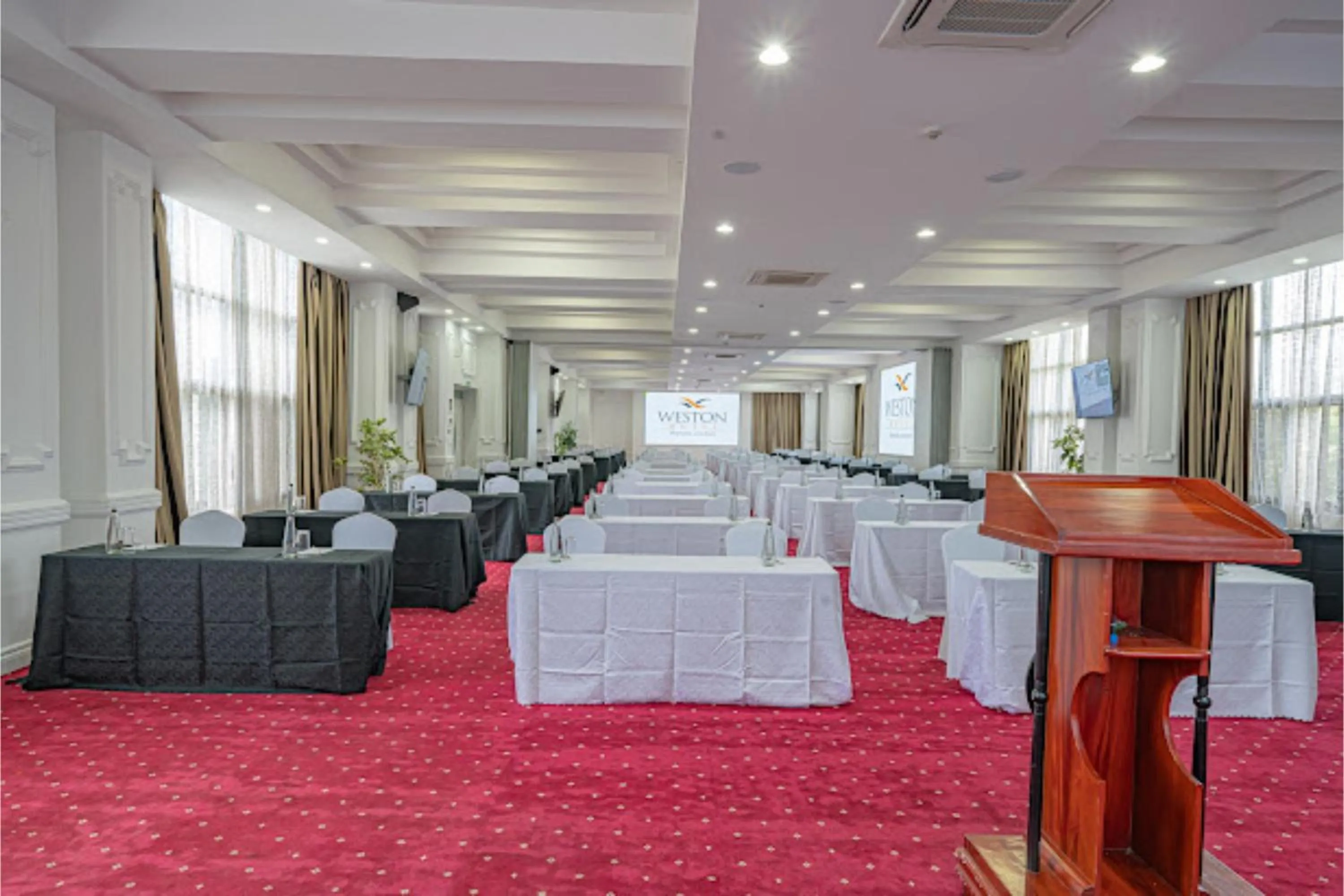 Seating area in Weston Hotel