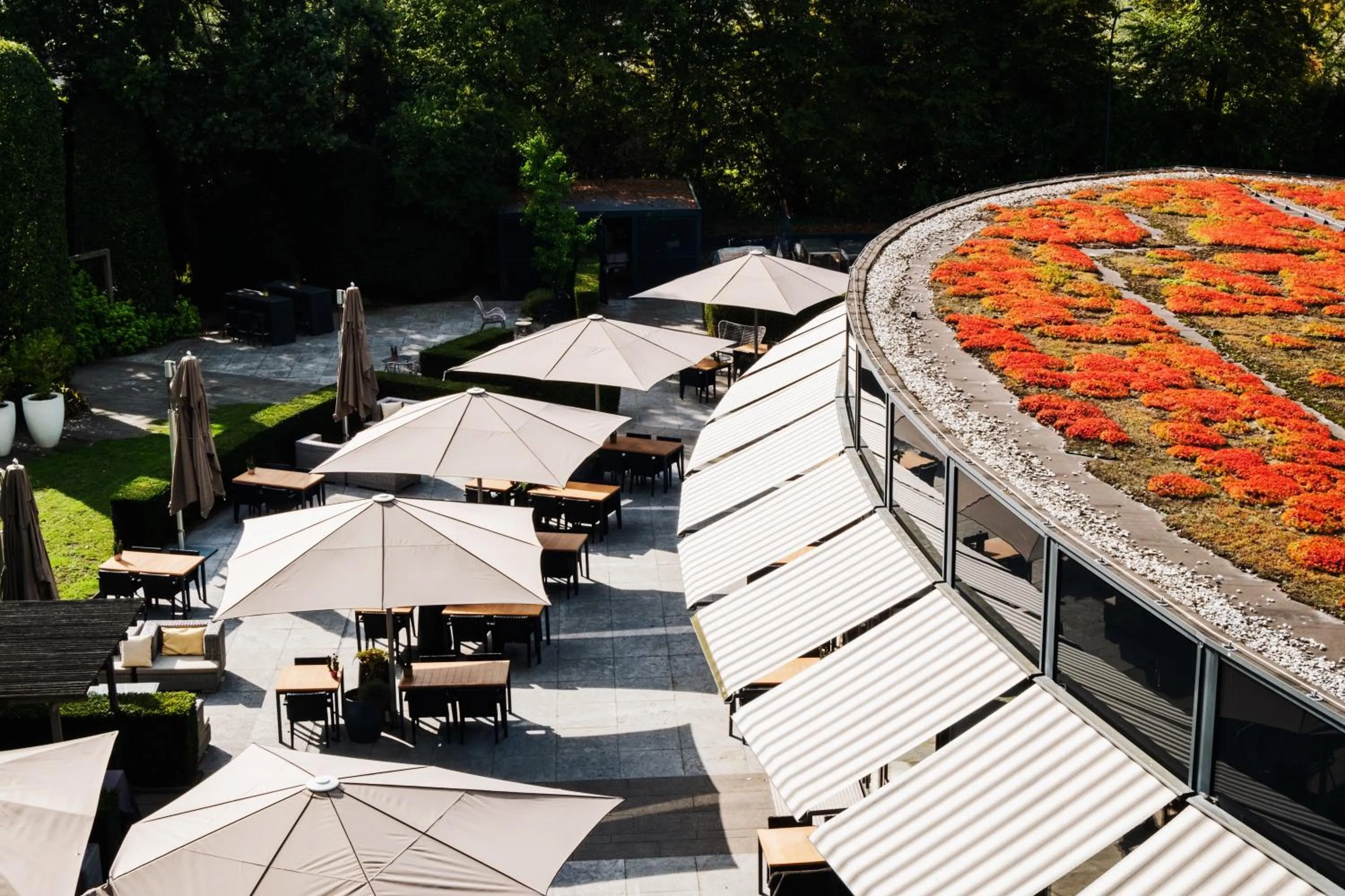 Garden in Van Der Valk Hotel Rotterdam Nieuwerkerk