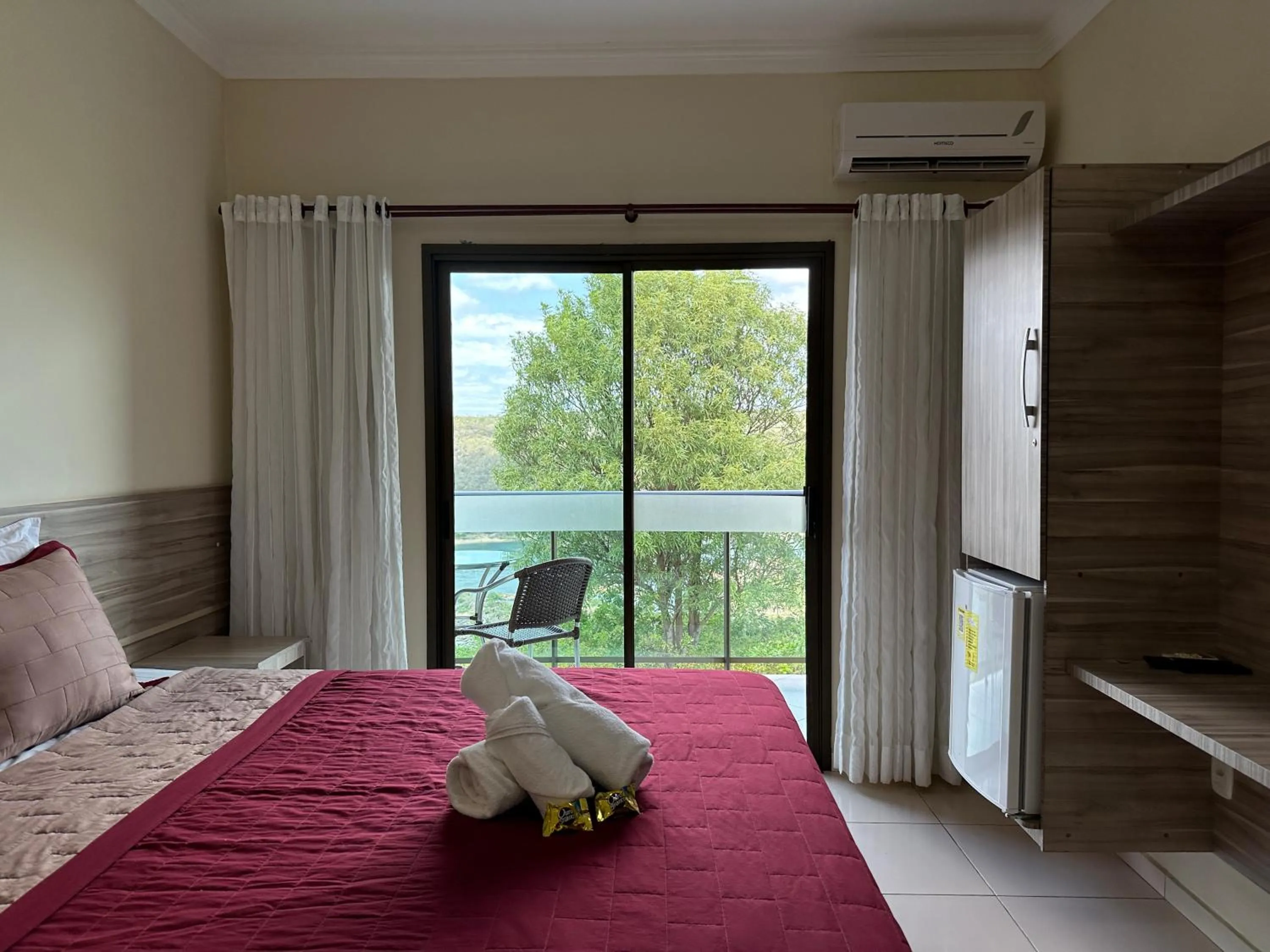 Bed in Hotel Aconchego do Velho Chico