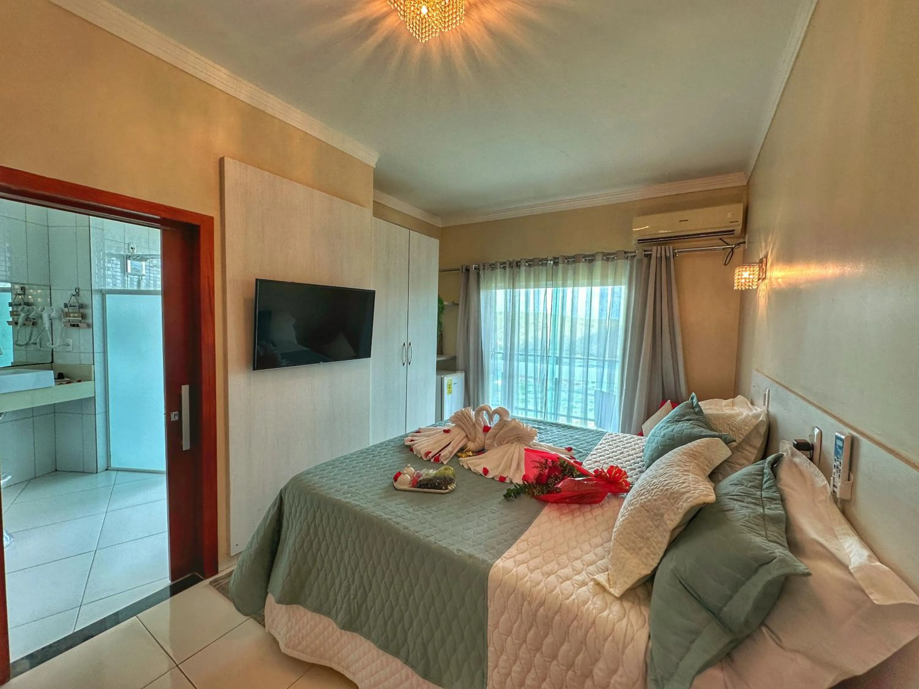 Bed in Hotel Aconchego do Velho Chico