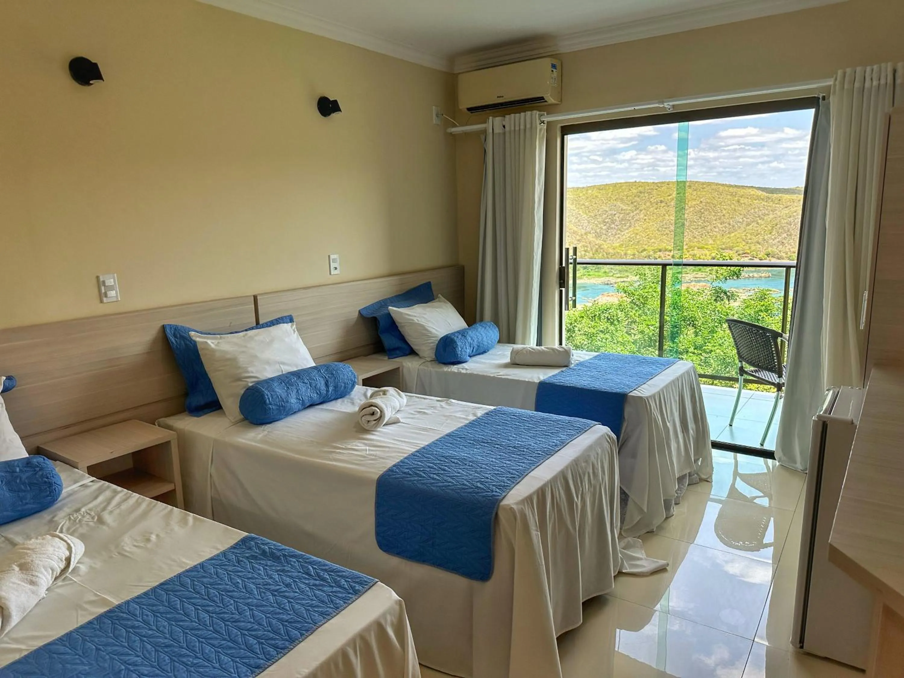 Bed in Hotel Aconchego do Velho Chico