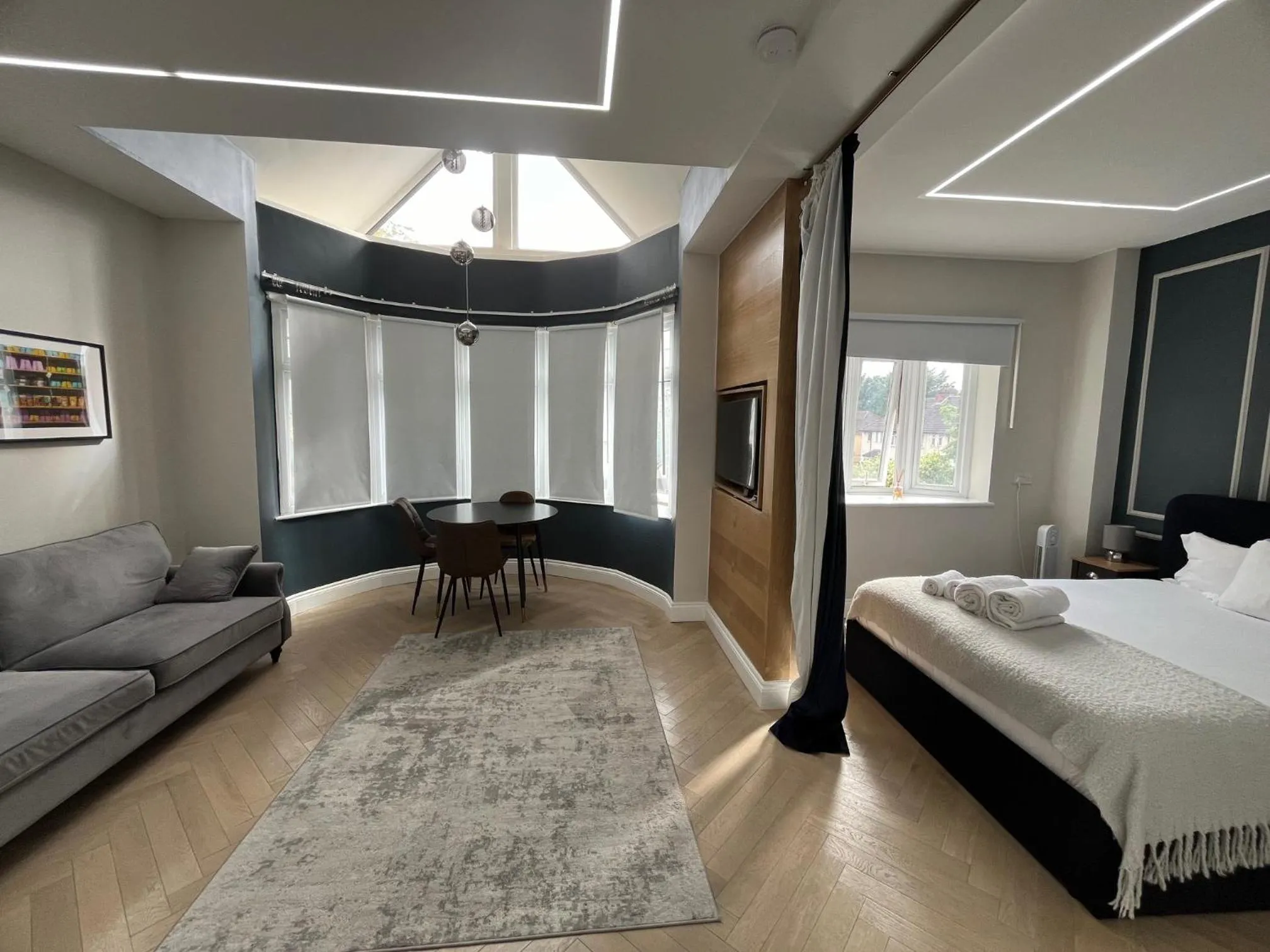 Bed in London Studios and Suites