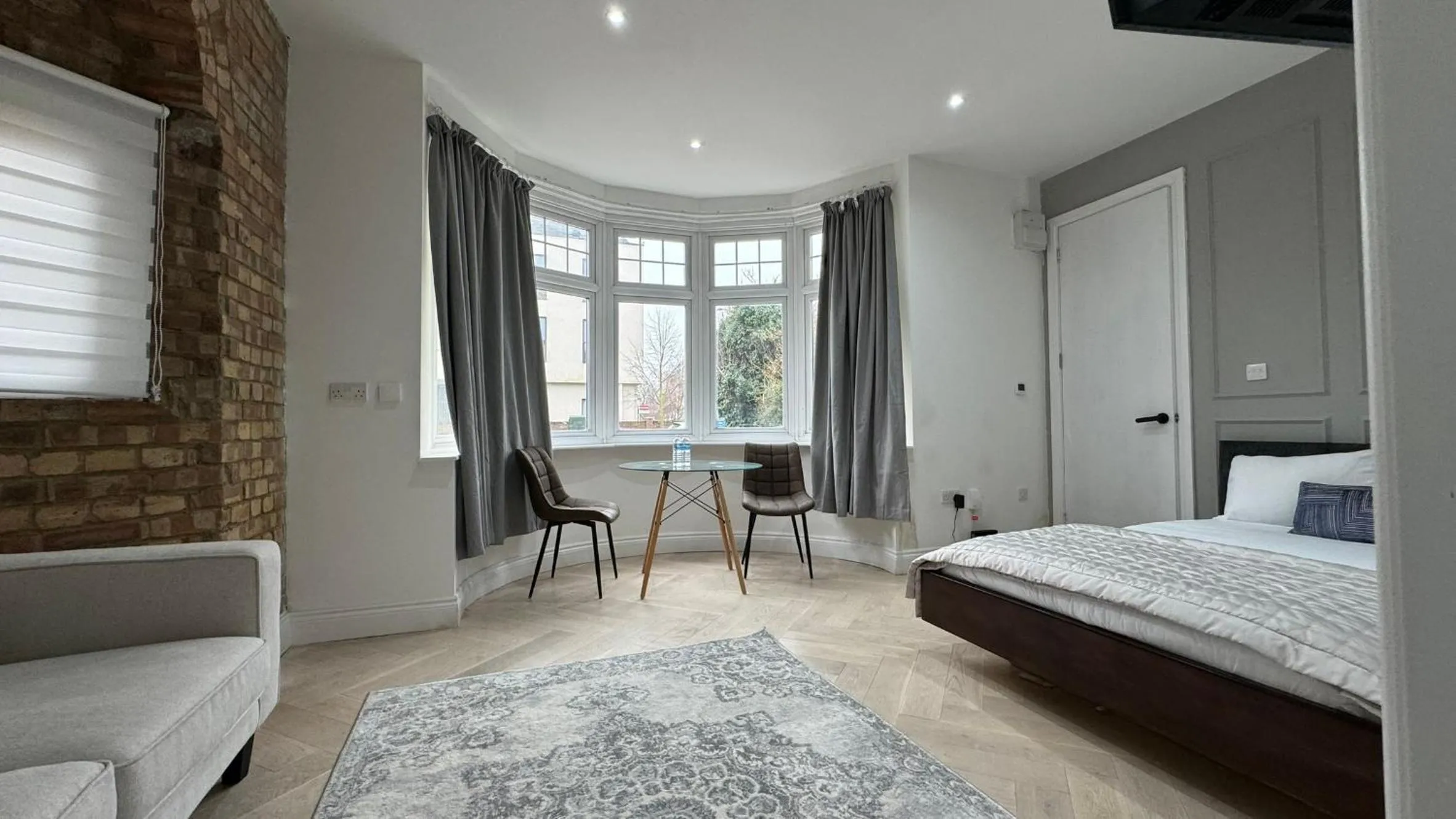 Bed in London Studios and Suites