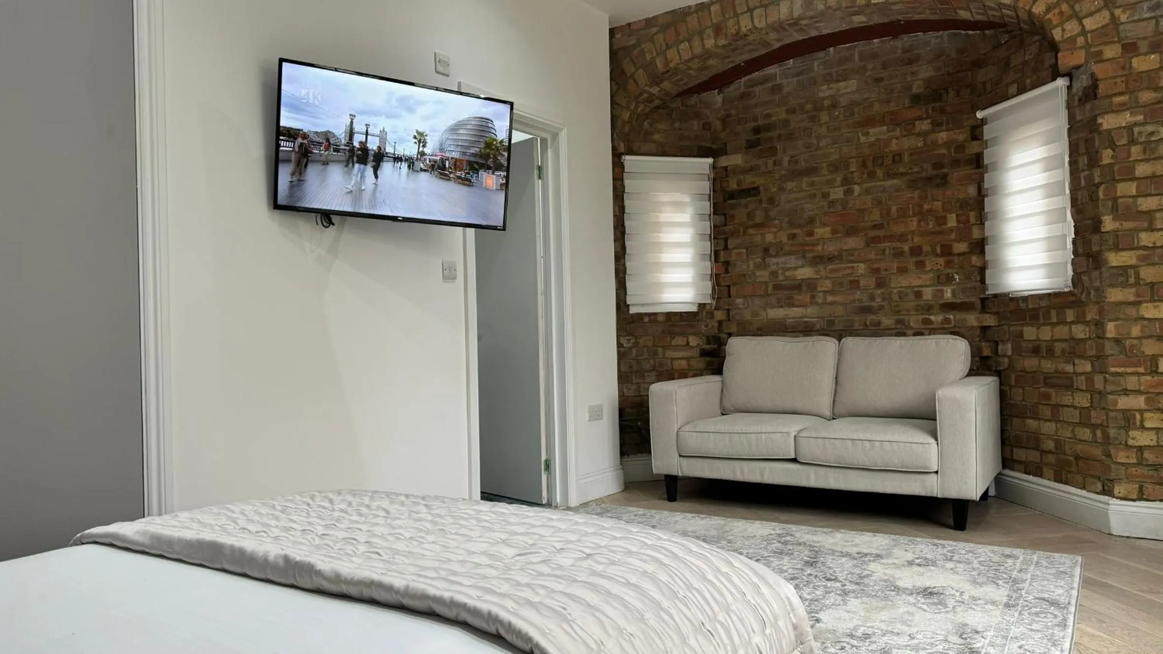 Bed in London Studios and Suites