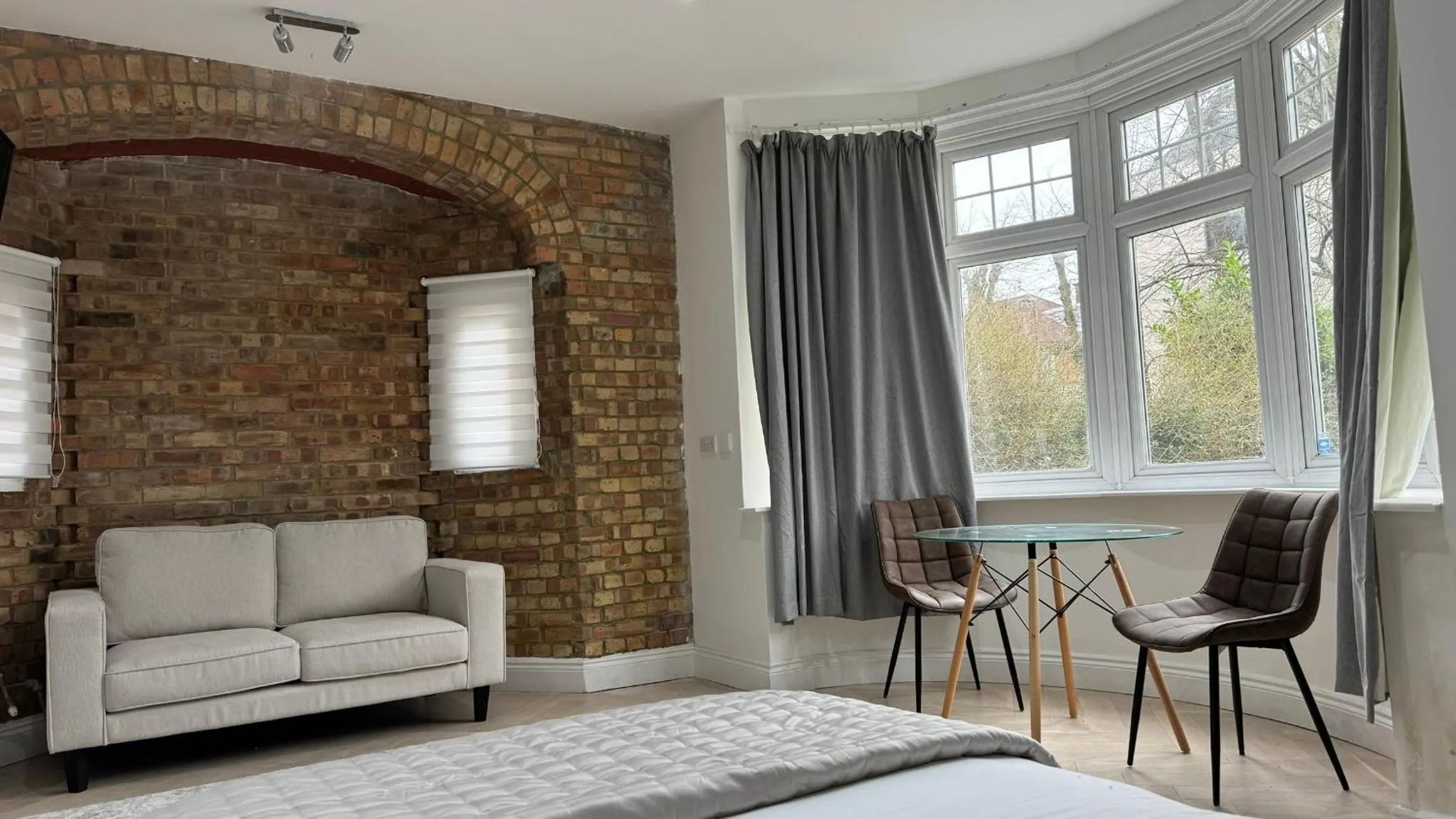 Bed in London Studios and Suites