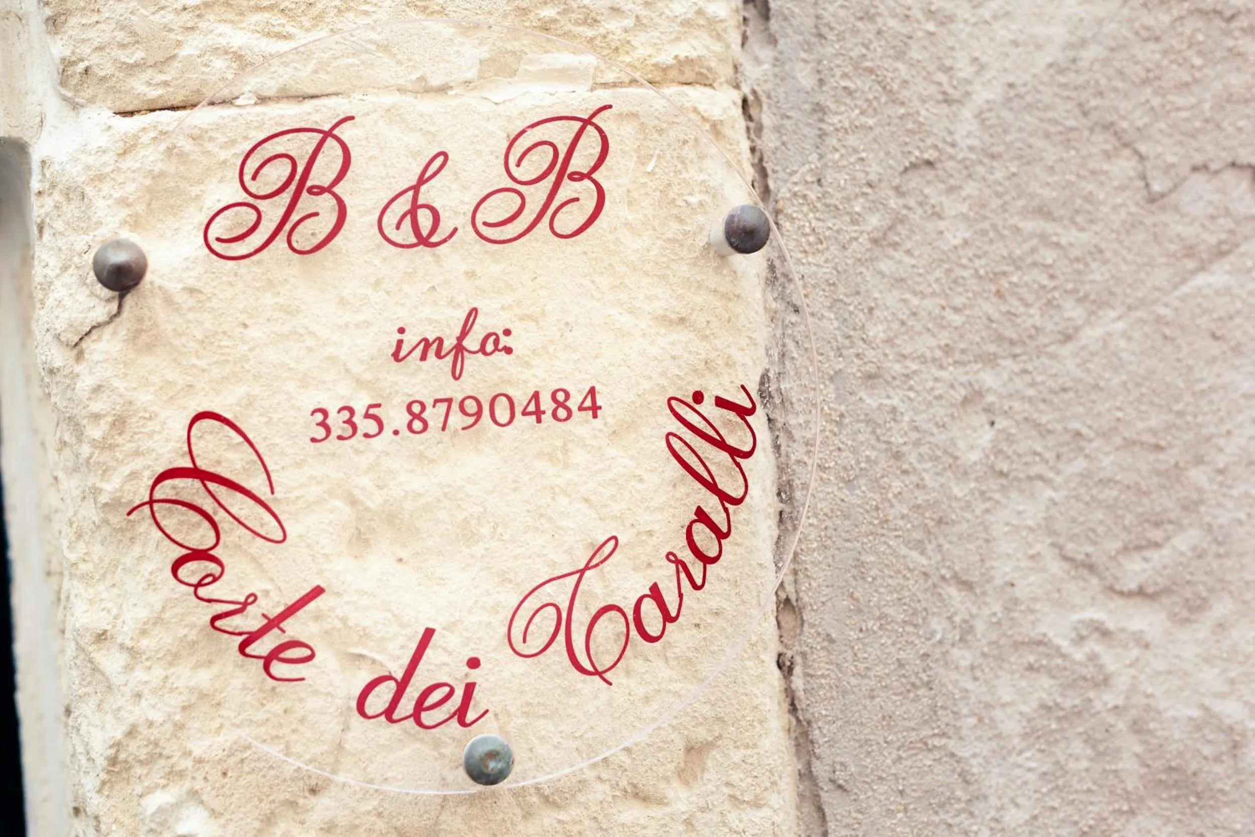 Decorative detail in B&B Corte Dei Taralli