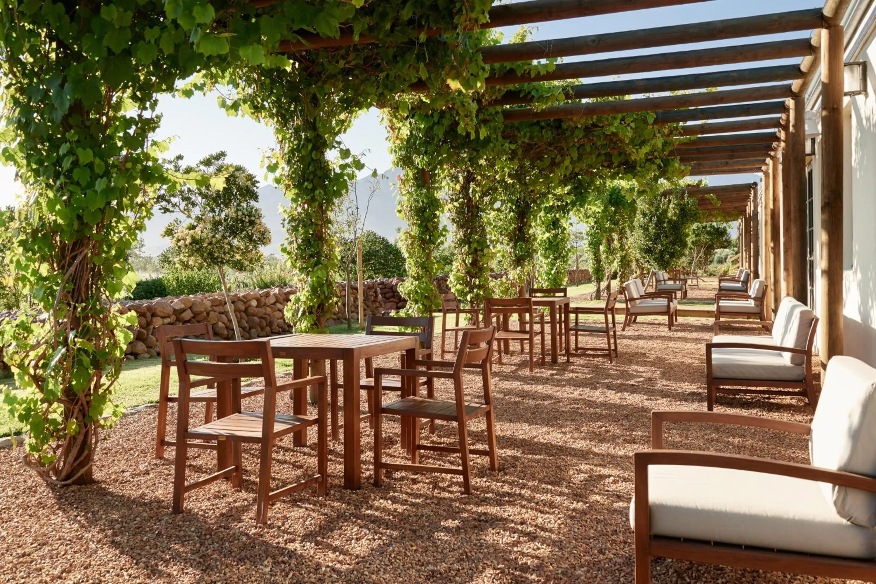 Patio in Boschendal Farm Estate