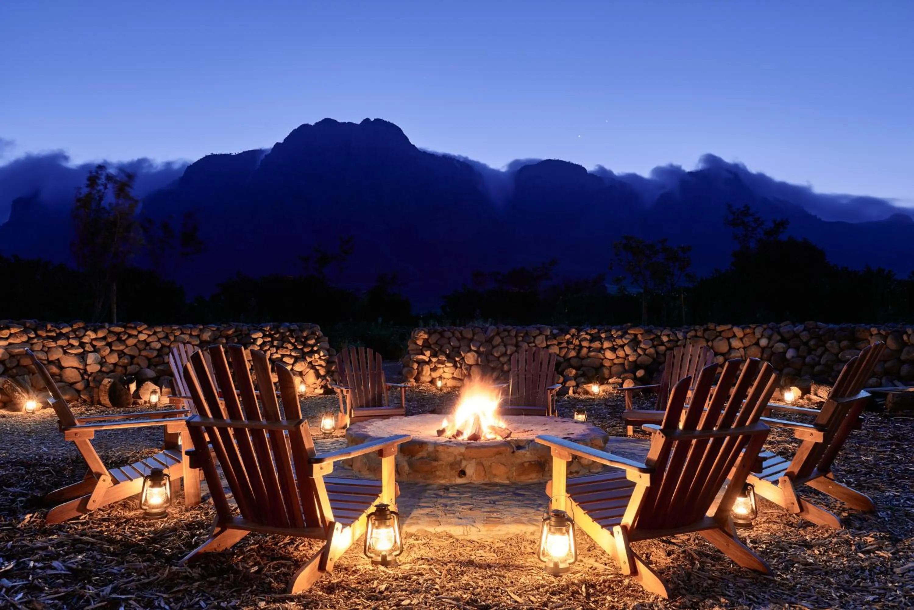 BBQ facilities in Boschendal Farm Estate