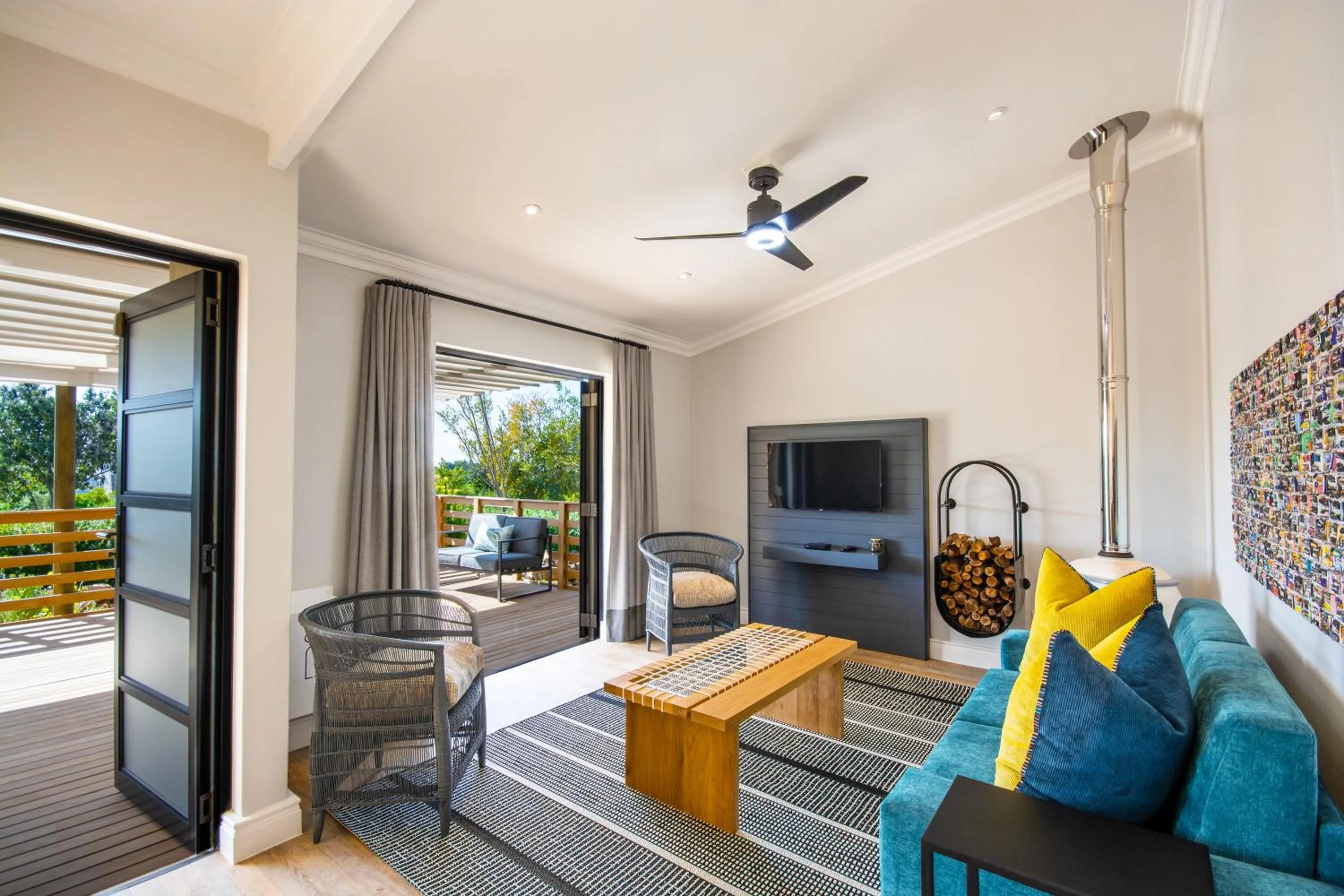 Living room in Boschendal Farm Estate