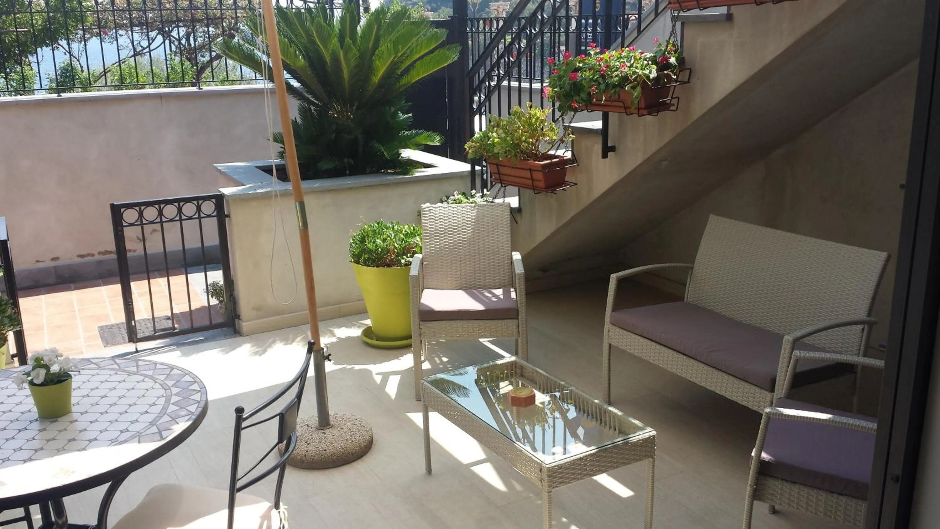 Balcony/Terrace in Appartamento Arancione Taormina