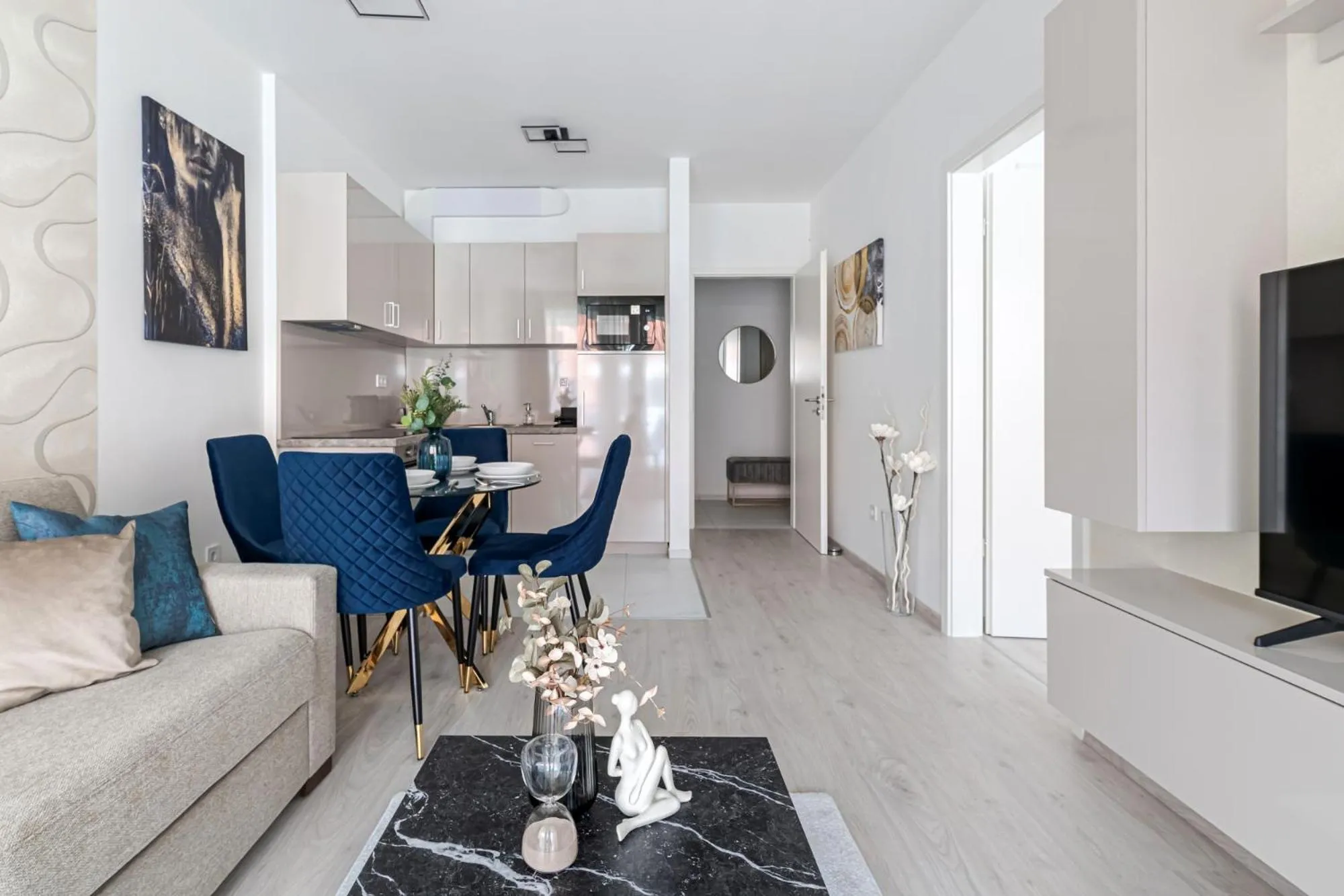 Communal lounge/ TV room in Spirit Apartments by FirstHost