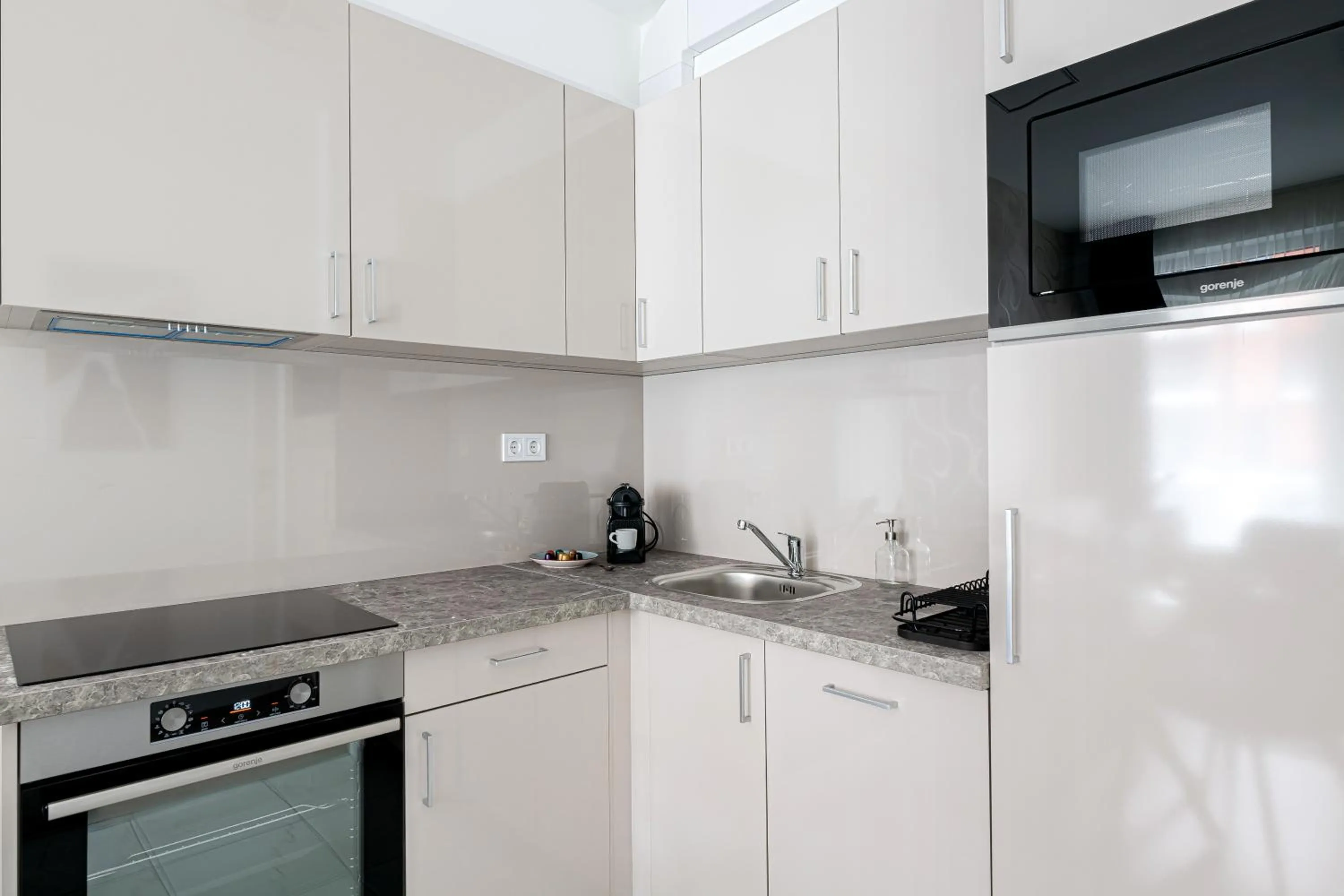 Coffee/tea facilities in Spirit Apartments by FirstHost