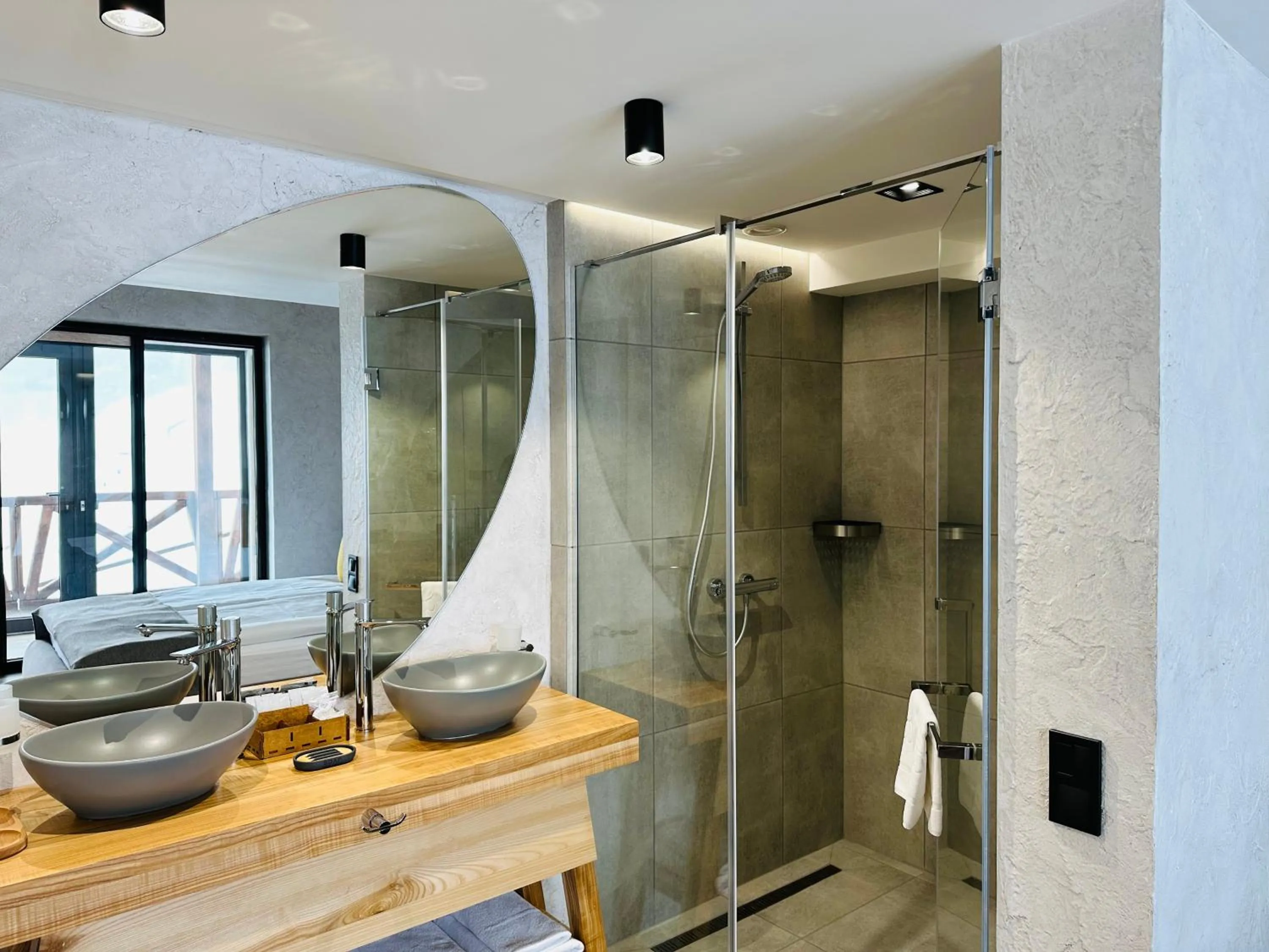 Bathroom in Chalet CrepDeChine Hotel