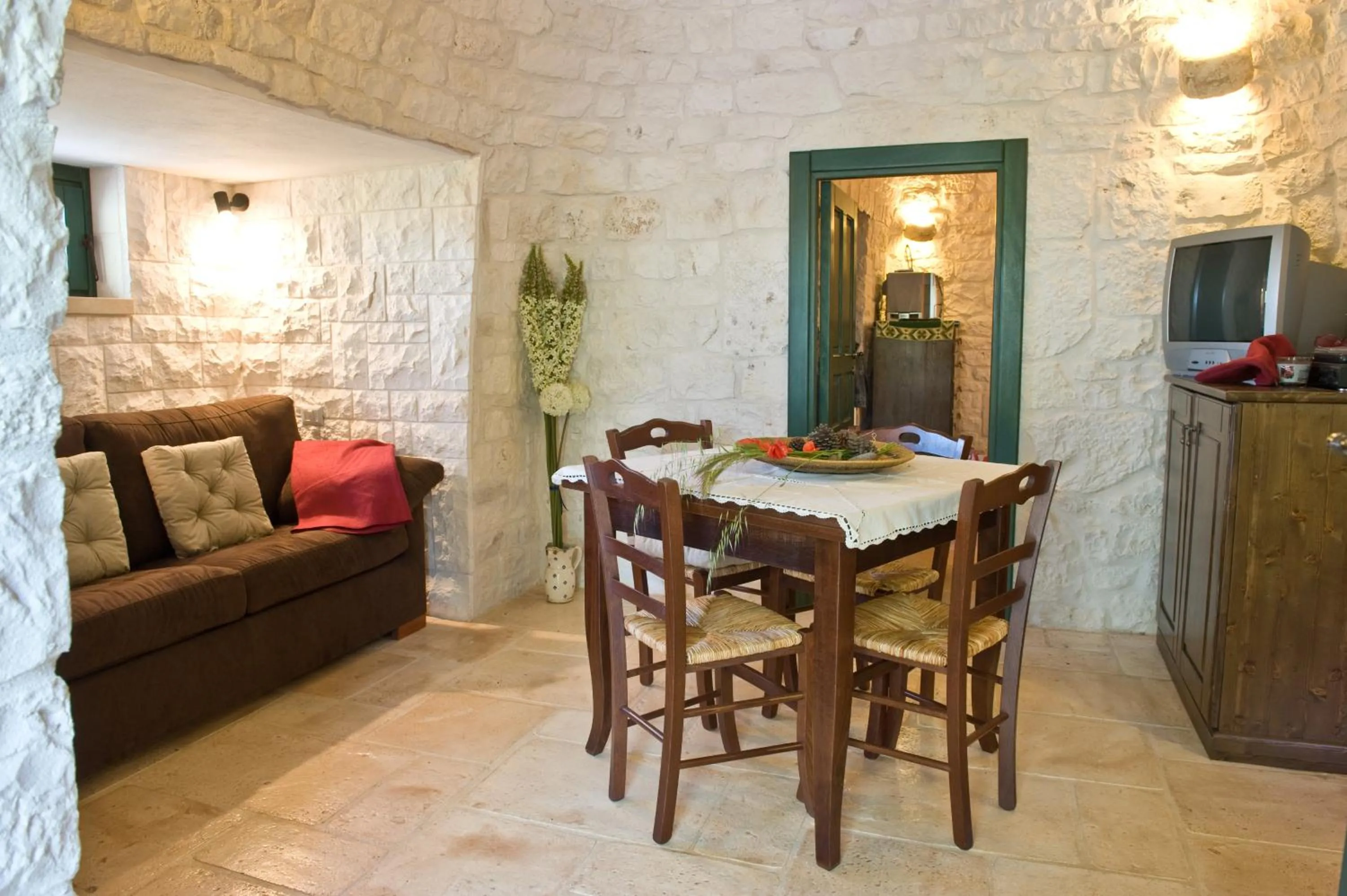 Living room in Villa Trullo Panorama