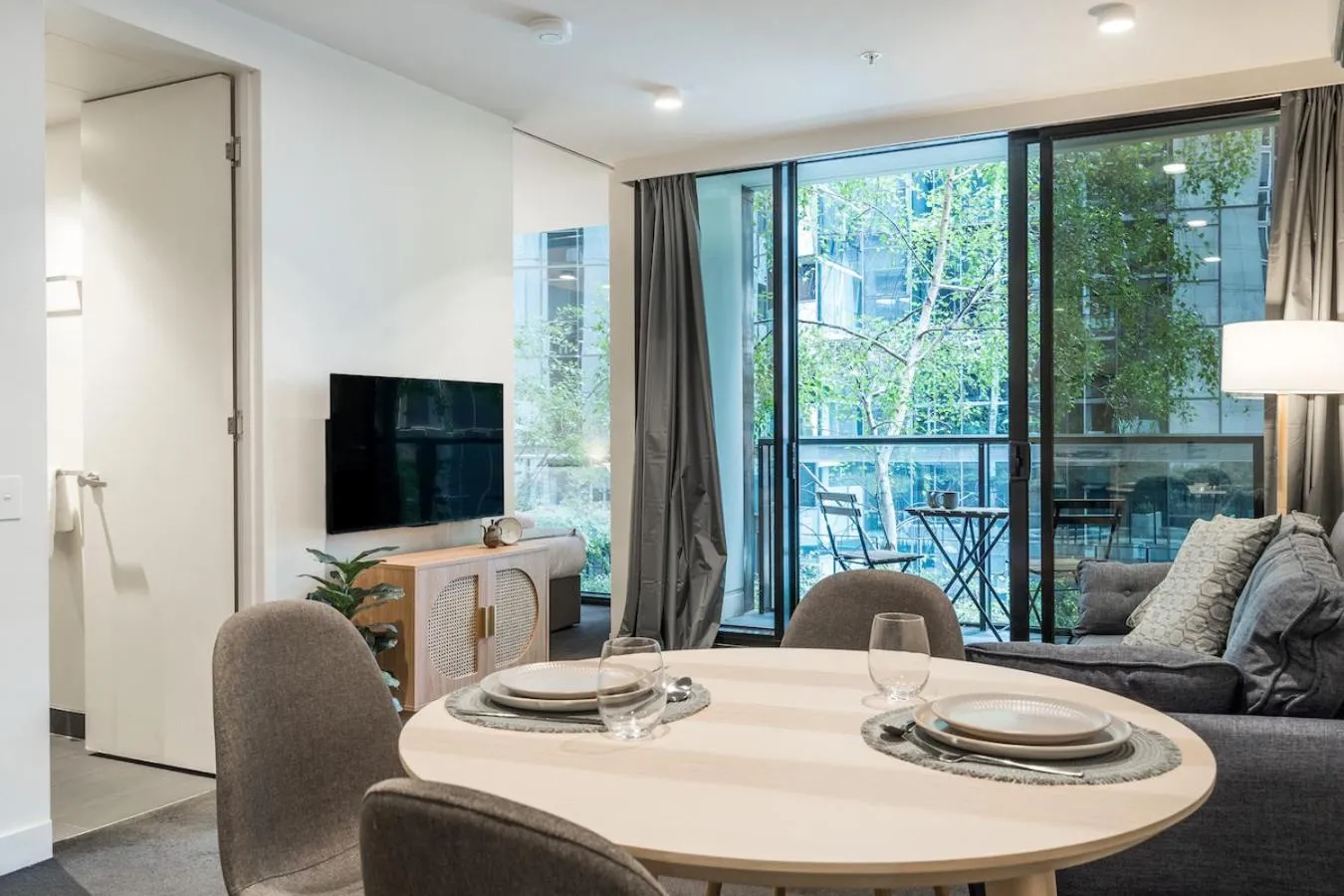 Living room in StayCentral - Oasis on Mackenzie (CBD)