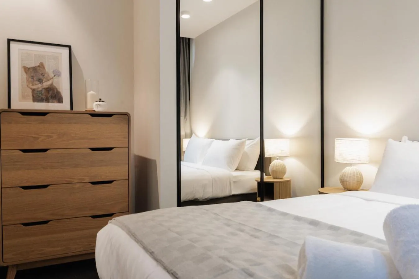 Bedroom, Bed in StayCentral - Oasis on Mackenzie (CBD)