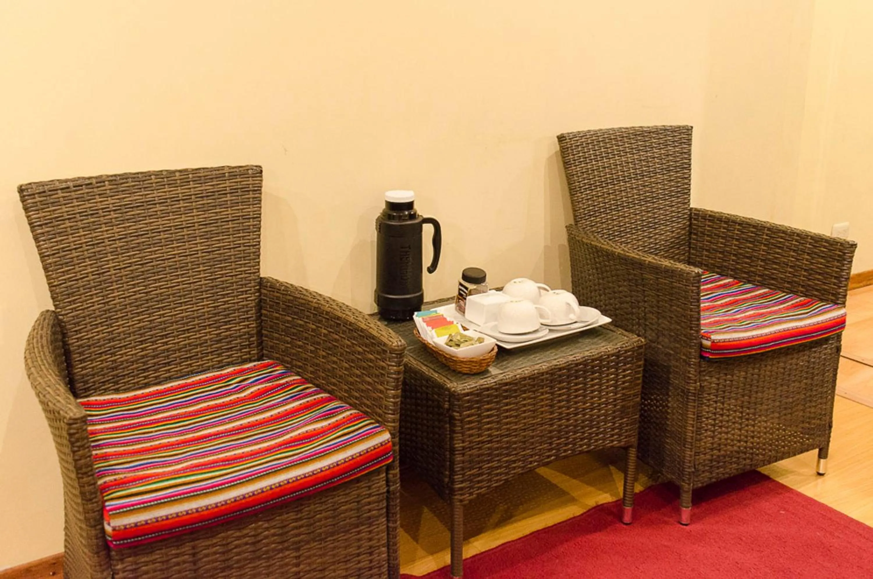 Seating area in Cusco Bed and Breakfast