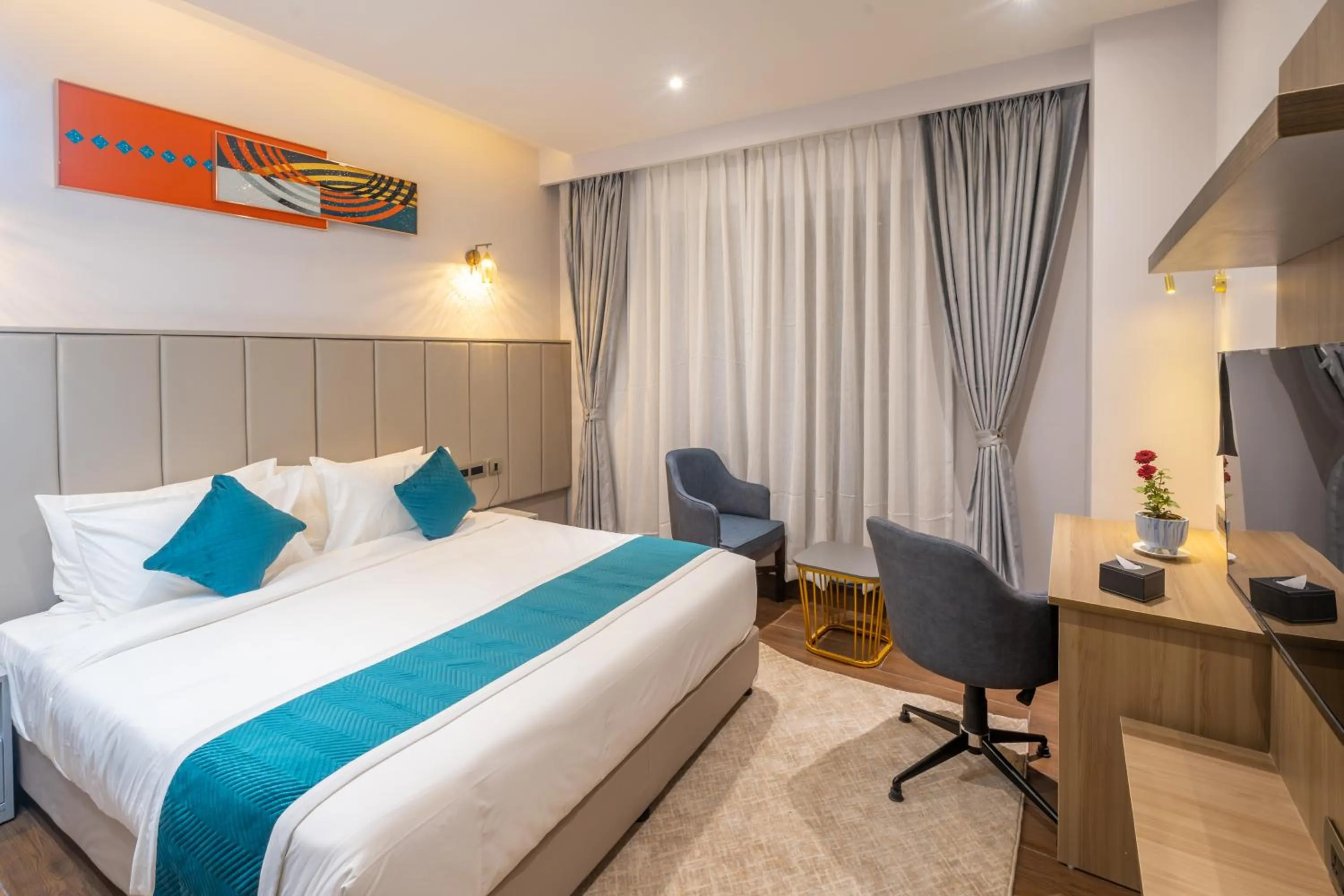 TV and multimedia, Bed in De Crown Inn