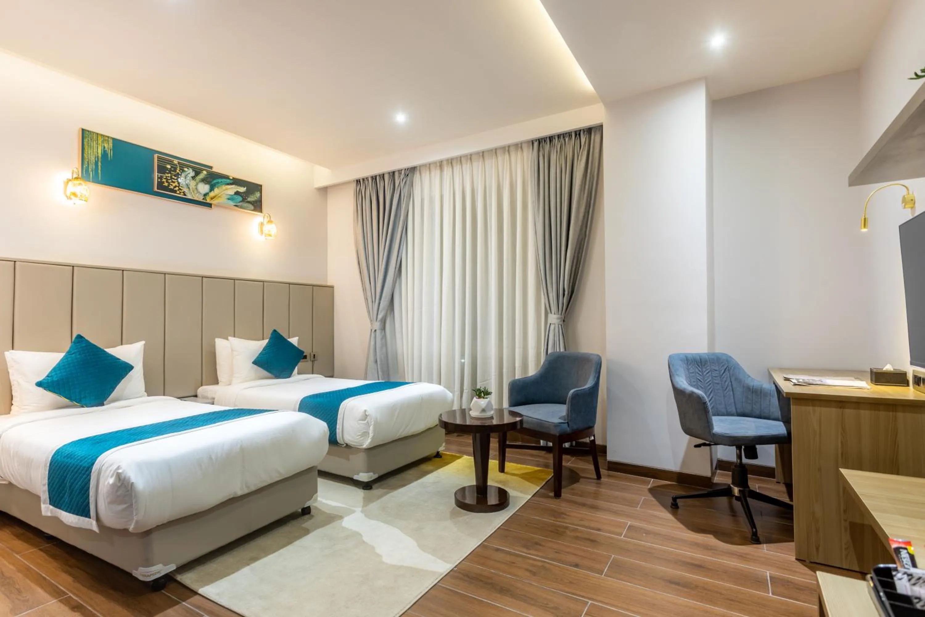 Bedroom, Bed in De Crown Inn