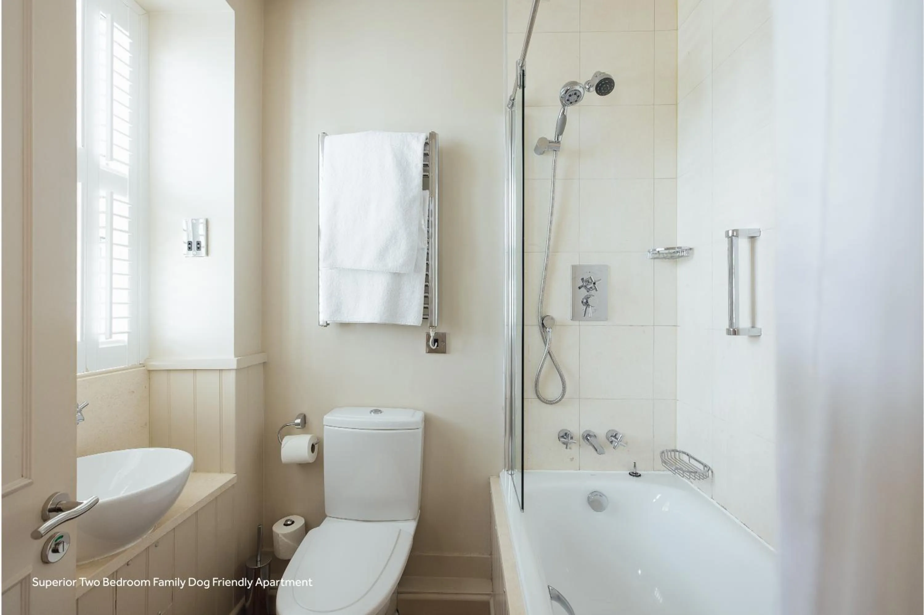 Shower in St Brides Spa Hotel & Village Apartments
