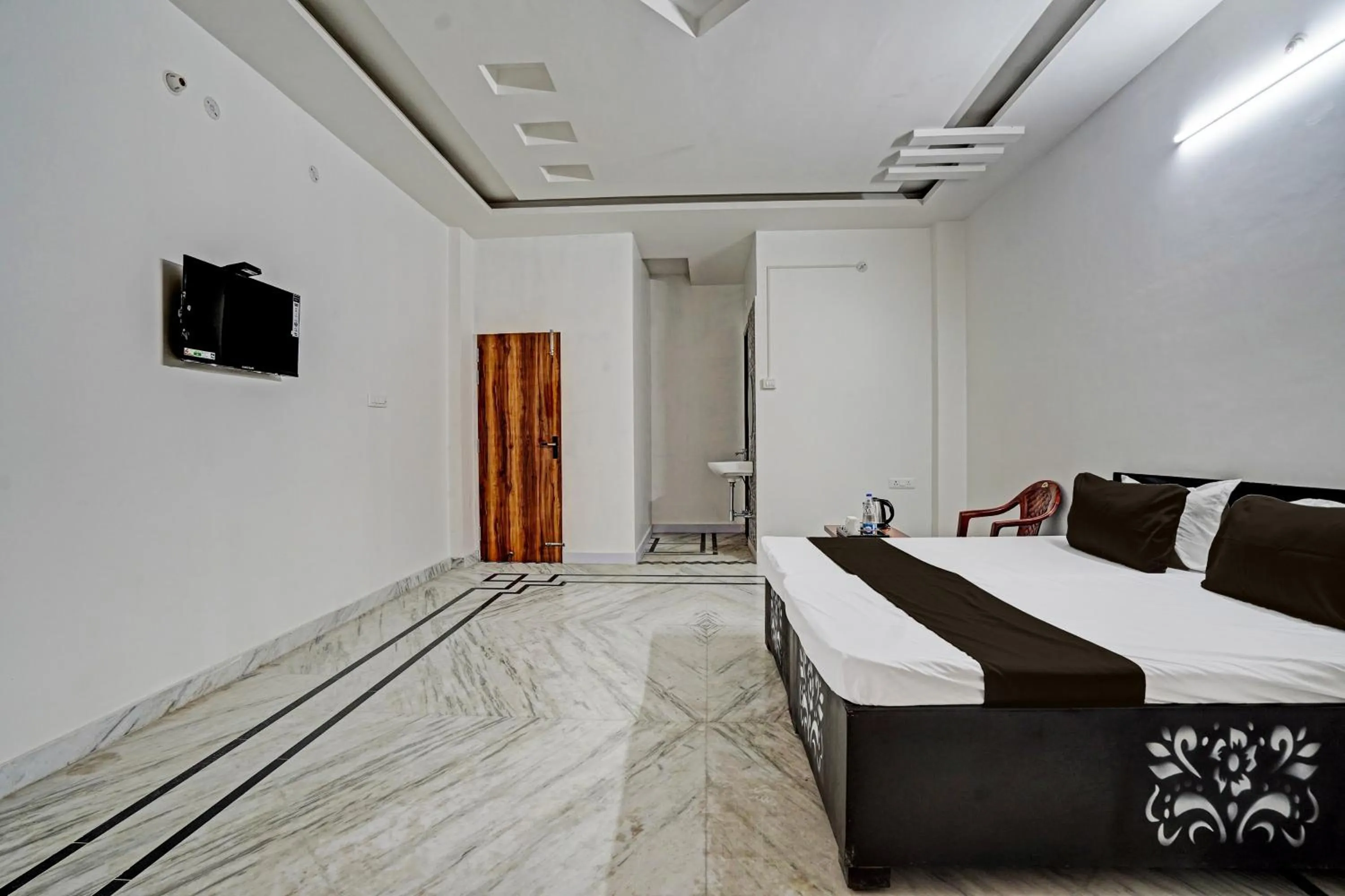 Bedroom, Bed in Hotel O Rudra Palace