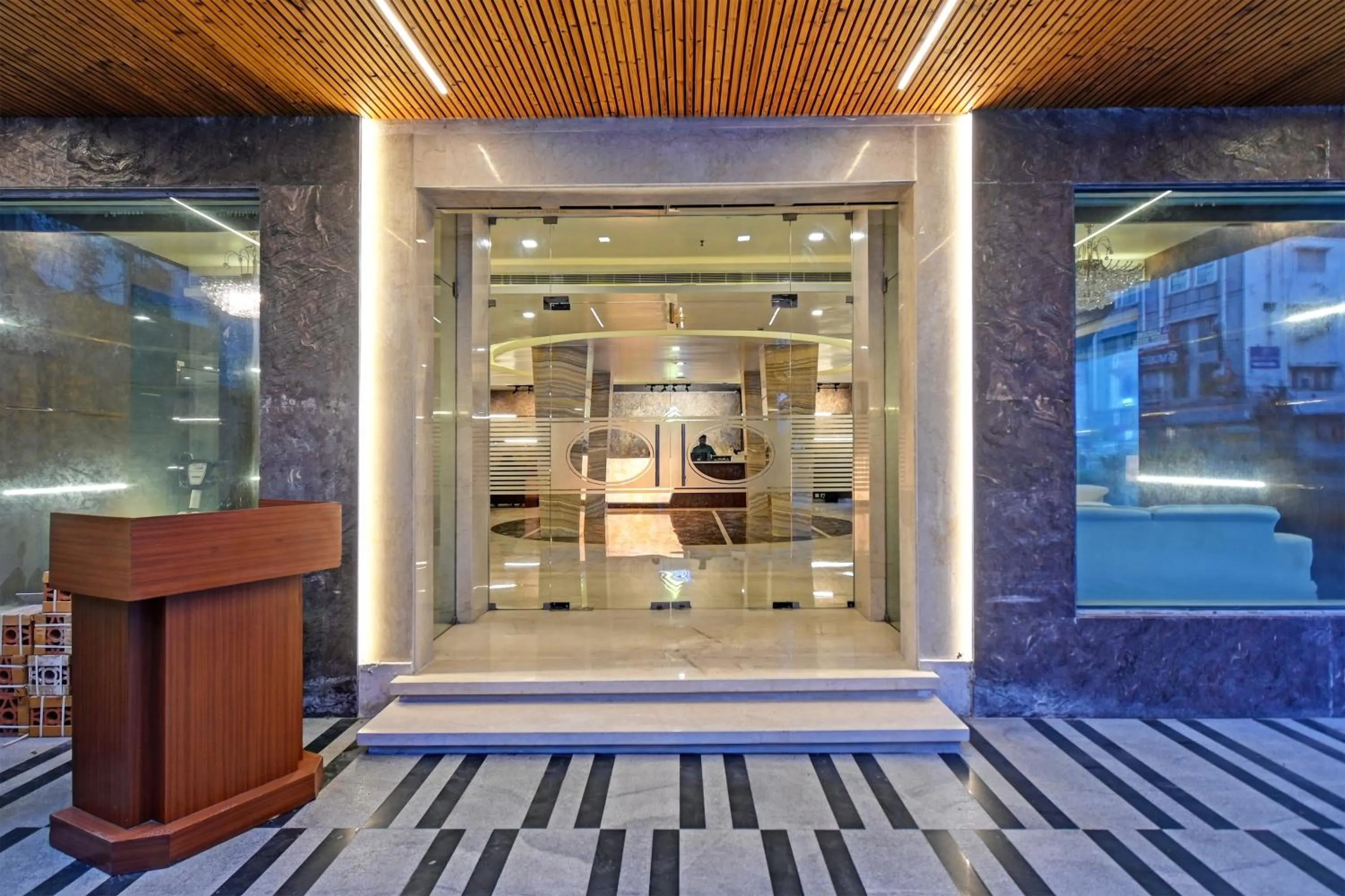 Facade/entrance in Palette Madhapur