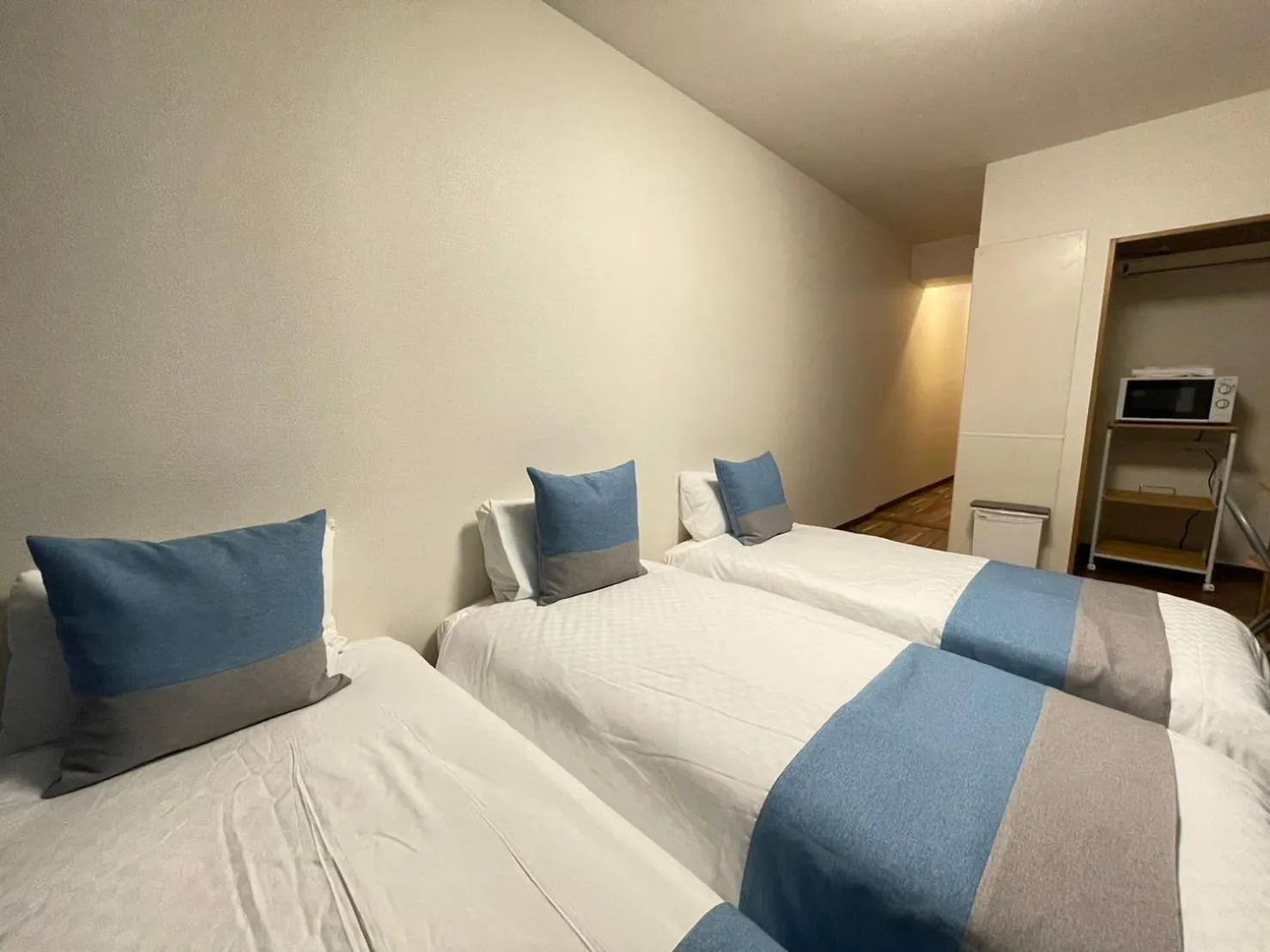 Bed in Sakura Sands Hotel Shinsaibashi