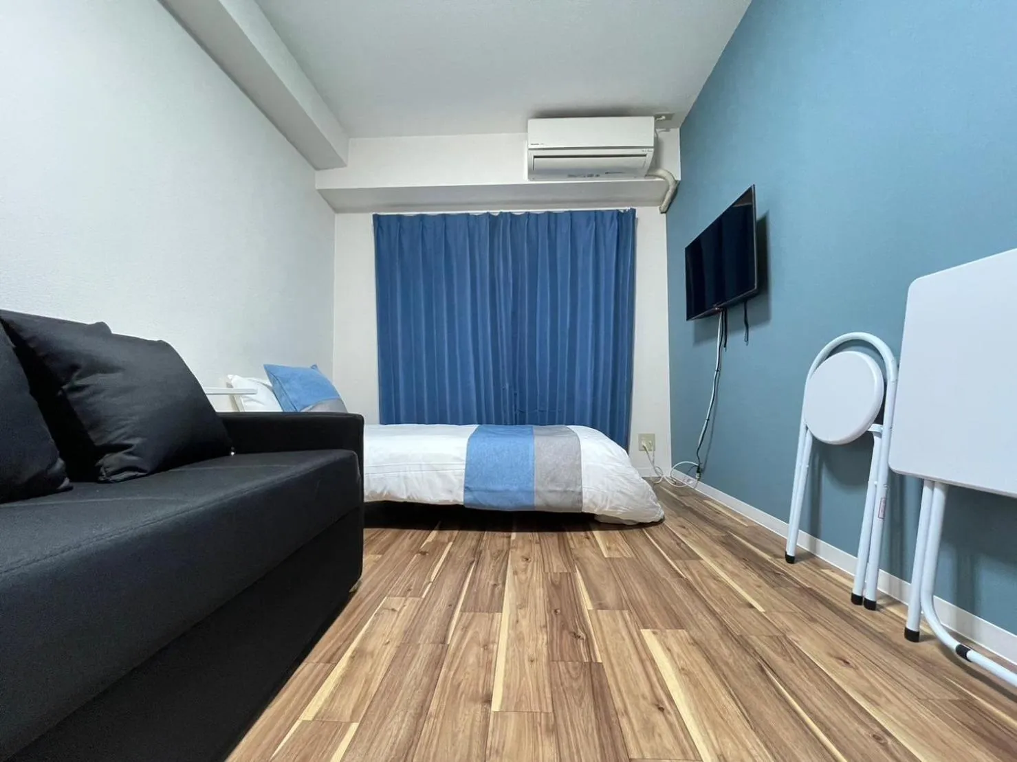 Bed in Sakura Sands Hotel Shinsaibashi